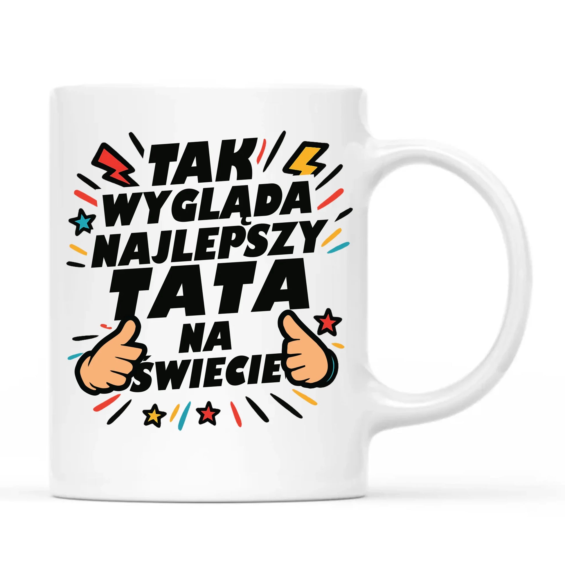 Kubek z nadrukiem prezent dla taty Dzień Ojca święta urodziny