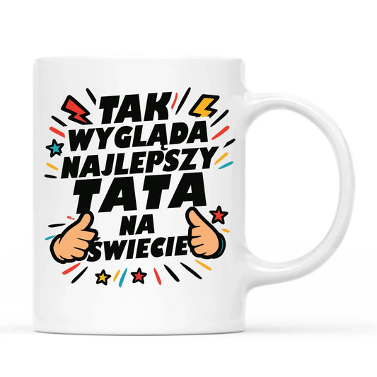 Kubek z nadrukiem prezent dla taty Dzień Ojca święta urodziny