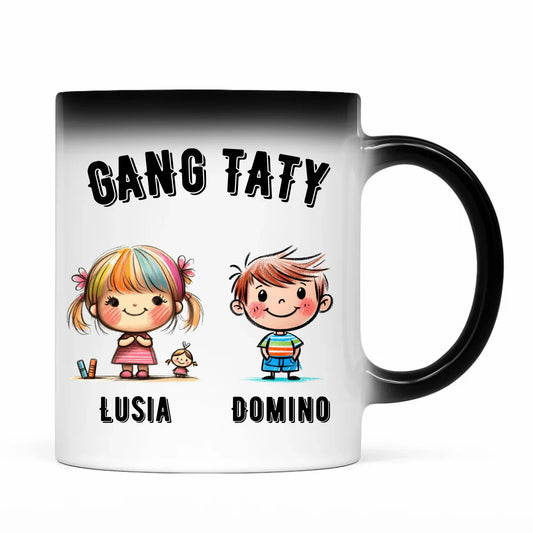 Magiczny kubek dla taty prezent na Dzień Ojca urodziny imieniny