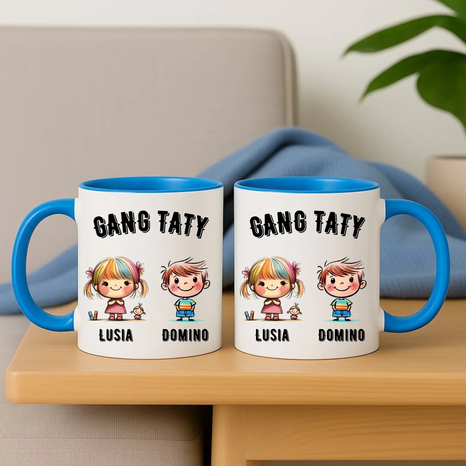 Gang Taty | Personalizowany kubek dla taty z imionami dzieci DT09 - StoryCups.pl