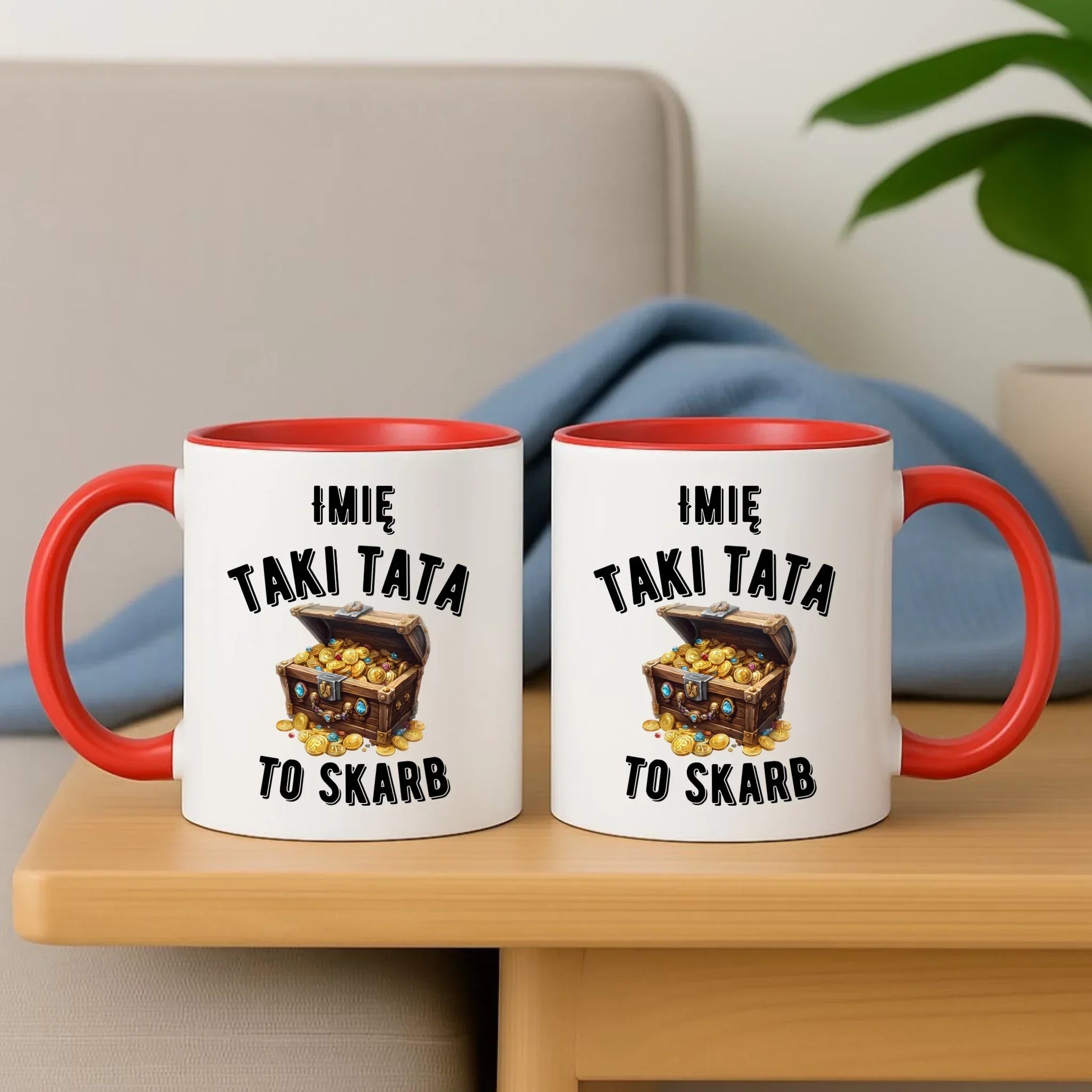 Taki tata to skarb | Kubek dla taty na prezent DT10 - StoryCups.pl