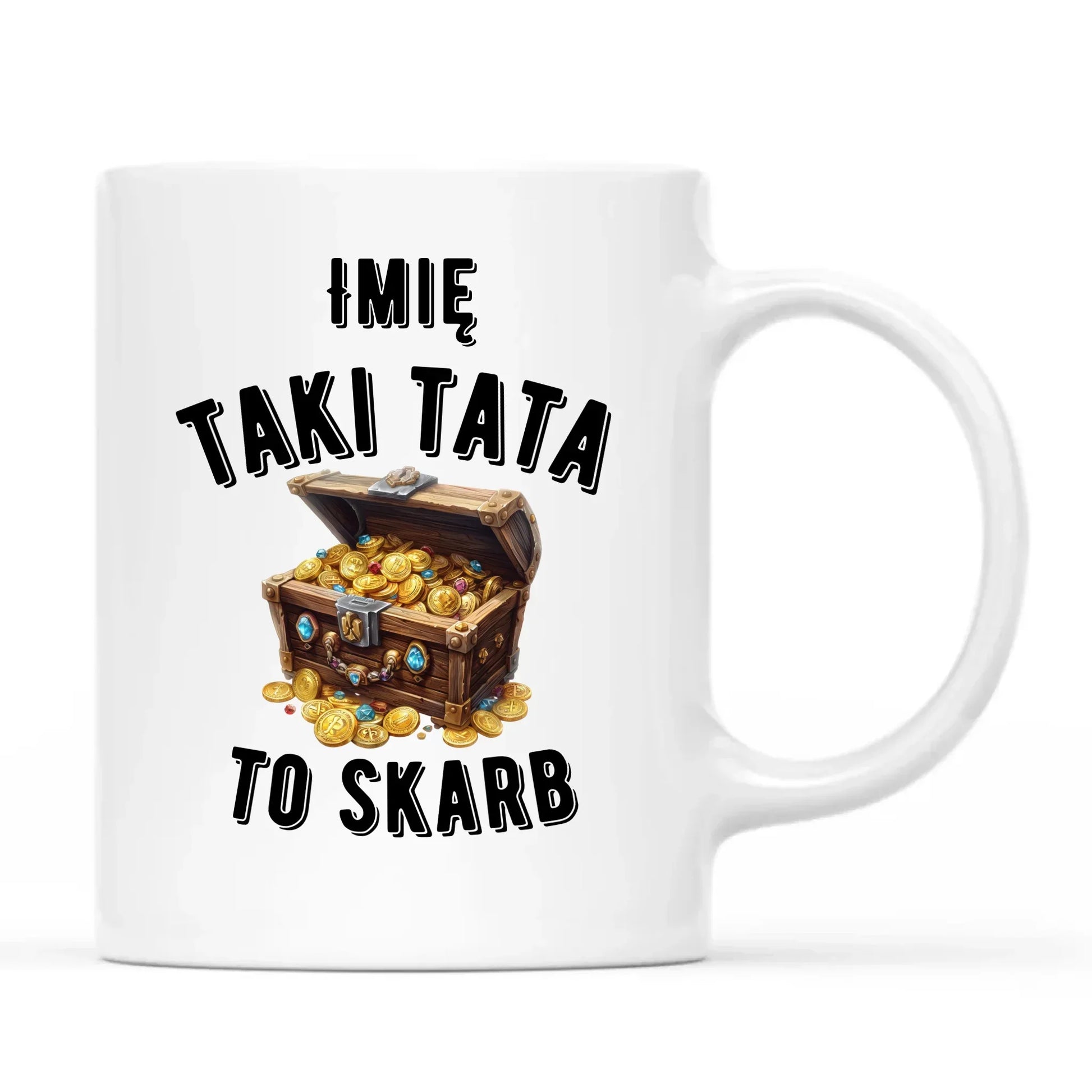 Kubek z nadrukiem prezent dla taty Dzień Ojca święta urodziny