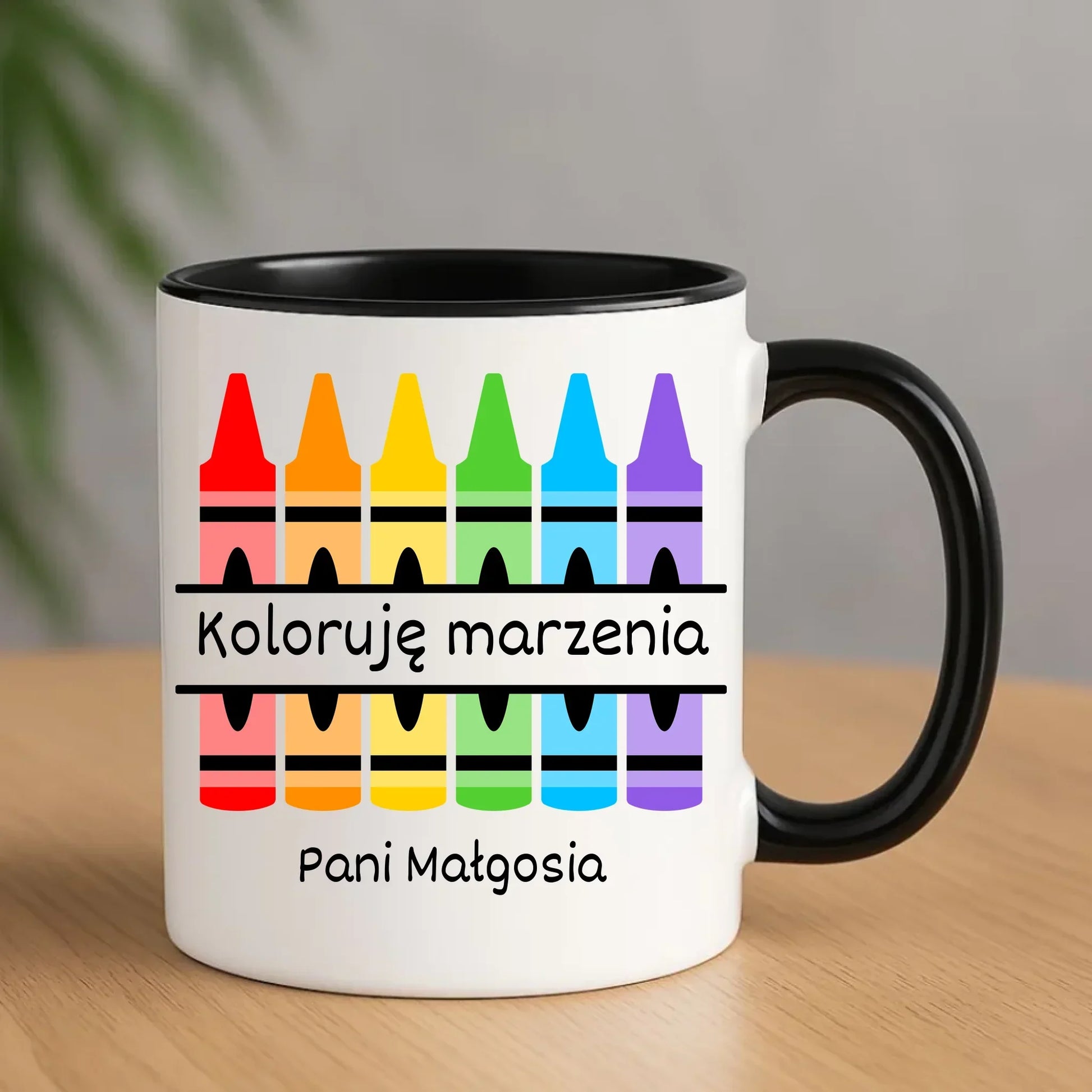 Koloruję marzenia | Kubek dla nauczycielki N69 - StoryCups.pl