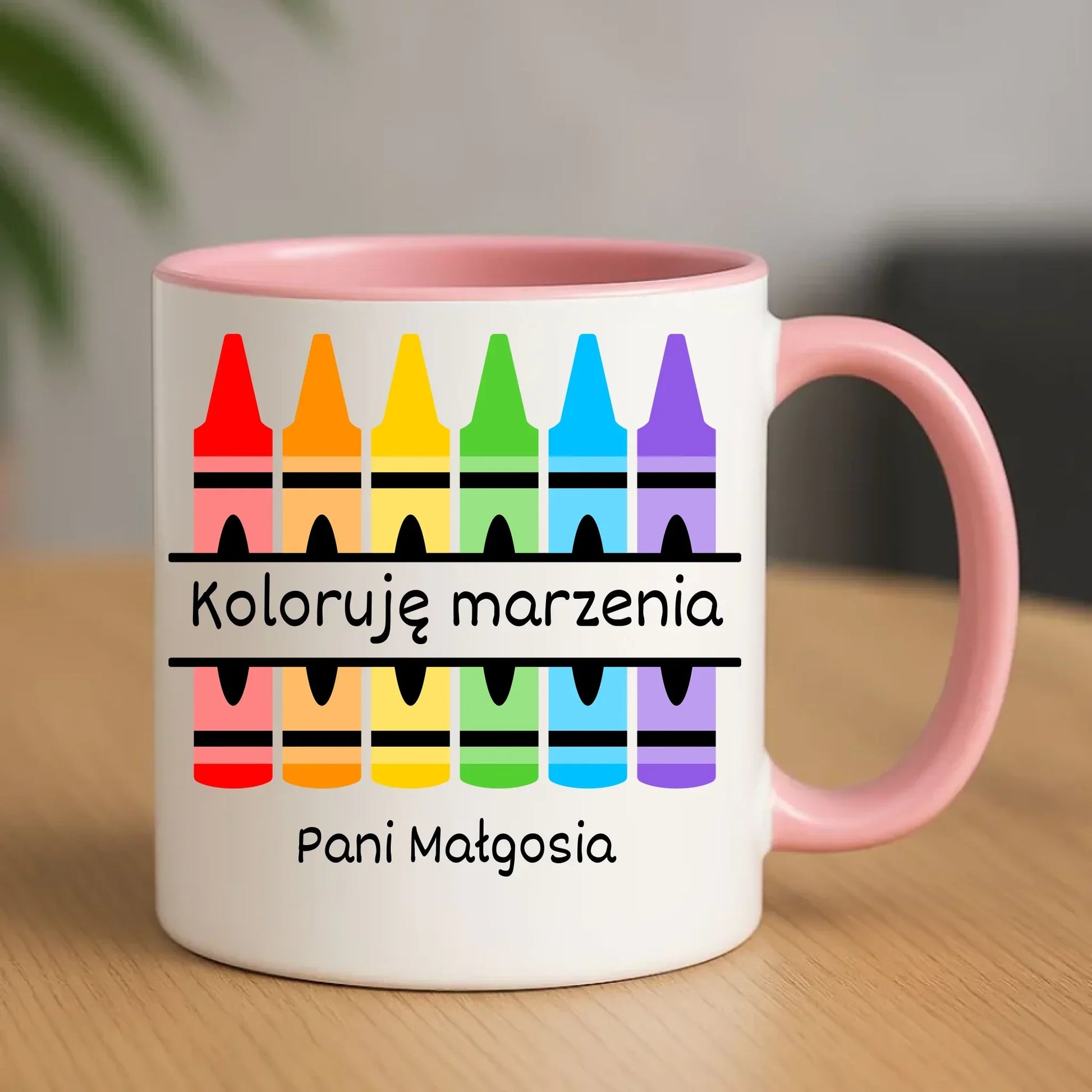 Koloruję marzenia | Kubek dla nauczycielki N69 - StoryCups.pl