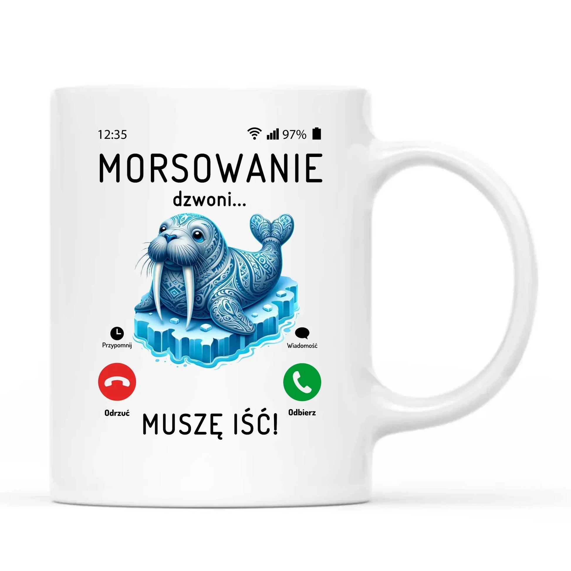 Morsowanie dzwoni muszę iść | Kubek HM04 - StoryCups.pl