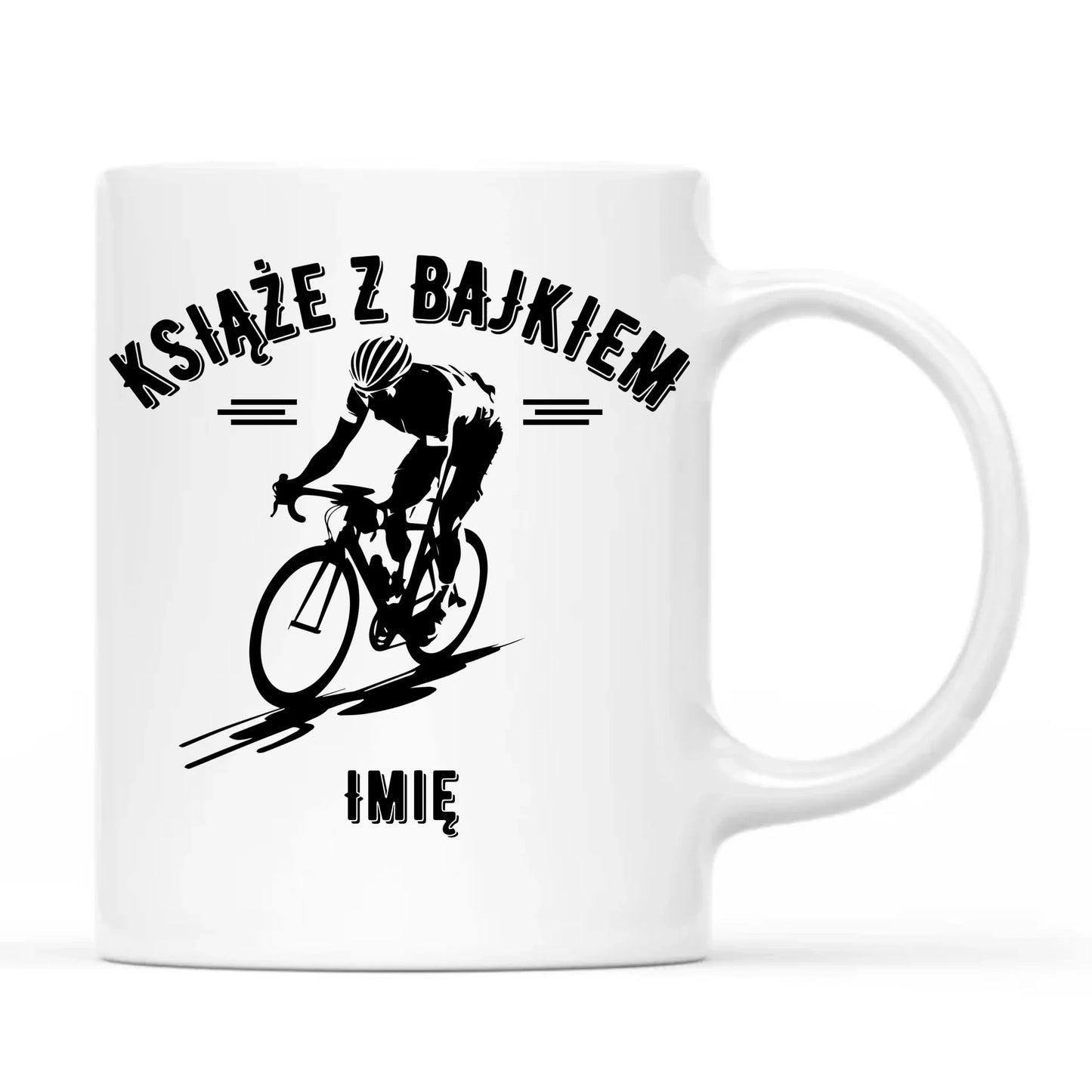 Książe z bajkiem | Kubek dla rowerzysty HR01 - StoryCups.pl