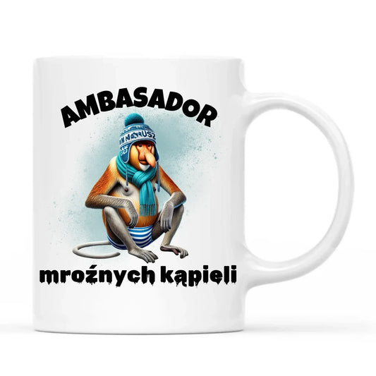 Ambasador mroźnych kąpieli | Kubek dla morsa HM03 - StoryCups.pl