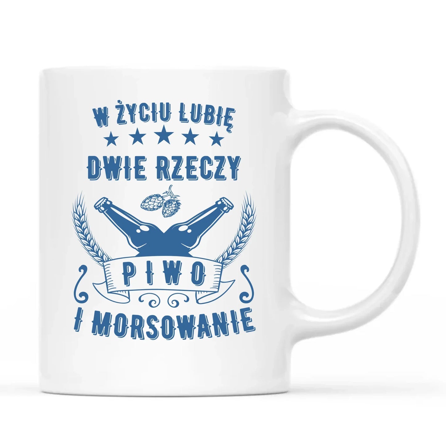 W życiu lubię dwie rzeczy piwo i morsowanie | Kubek HM09 - StoryCups.pl