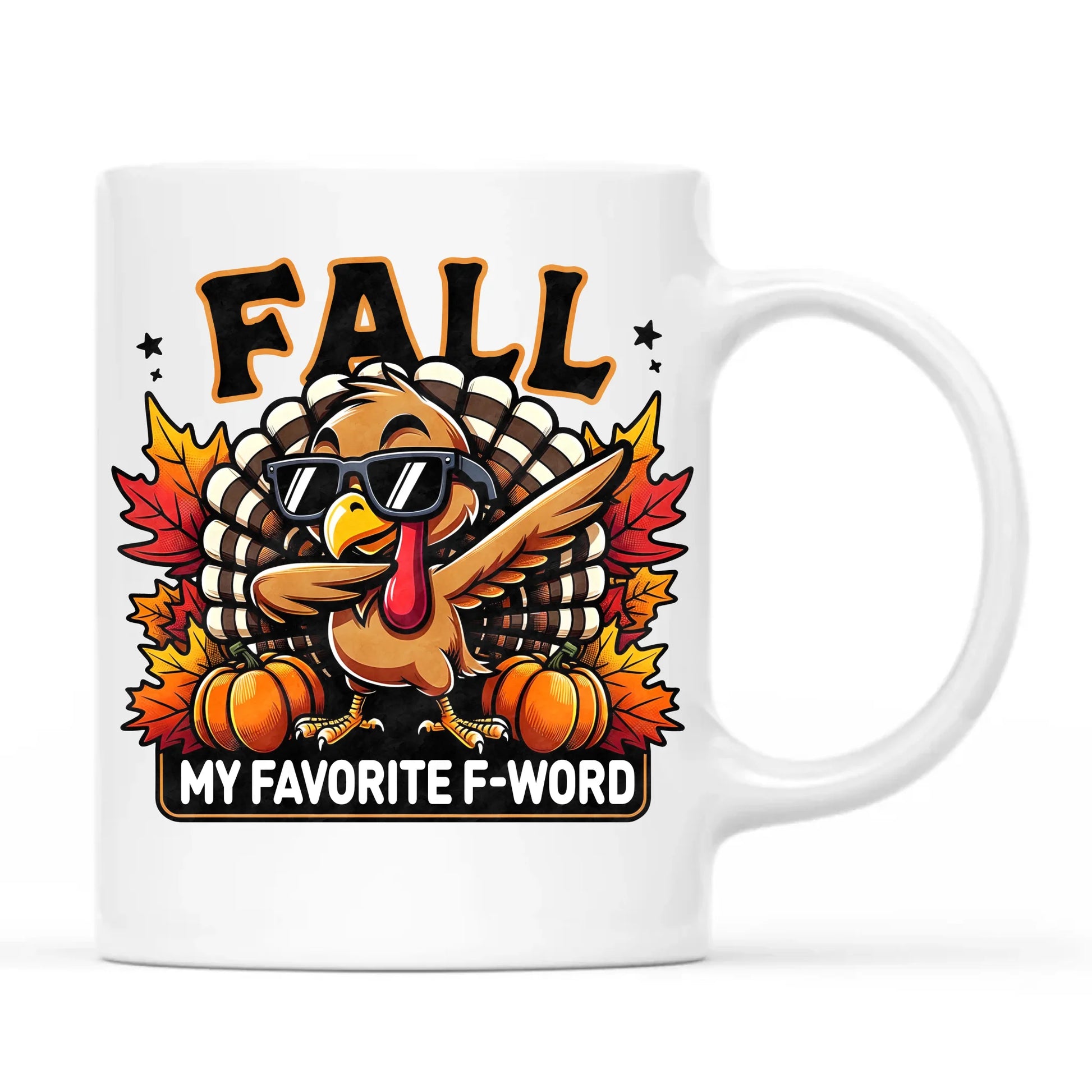 Kubek jesienny - FALL my favorite F-word JS11 - StoryCups.pl
