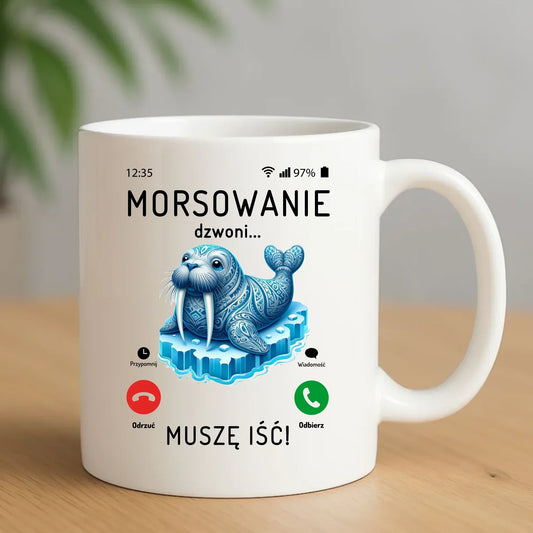 Morsowanie dzwoni muszę iść | Kubek HM04 - StoryCups.pl