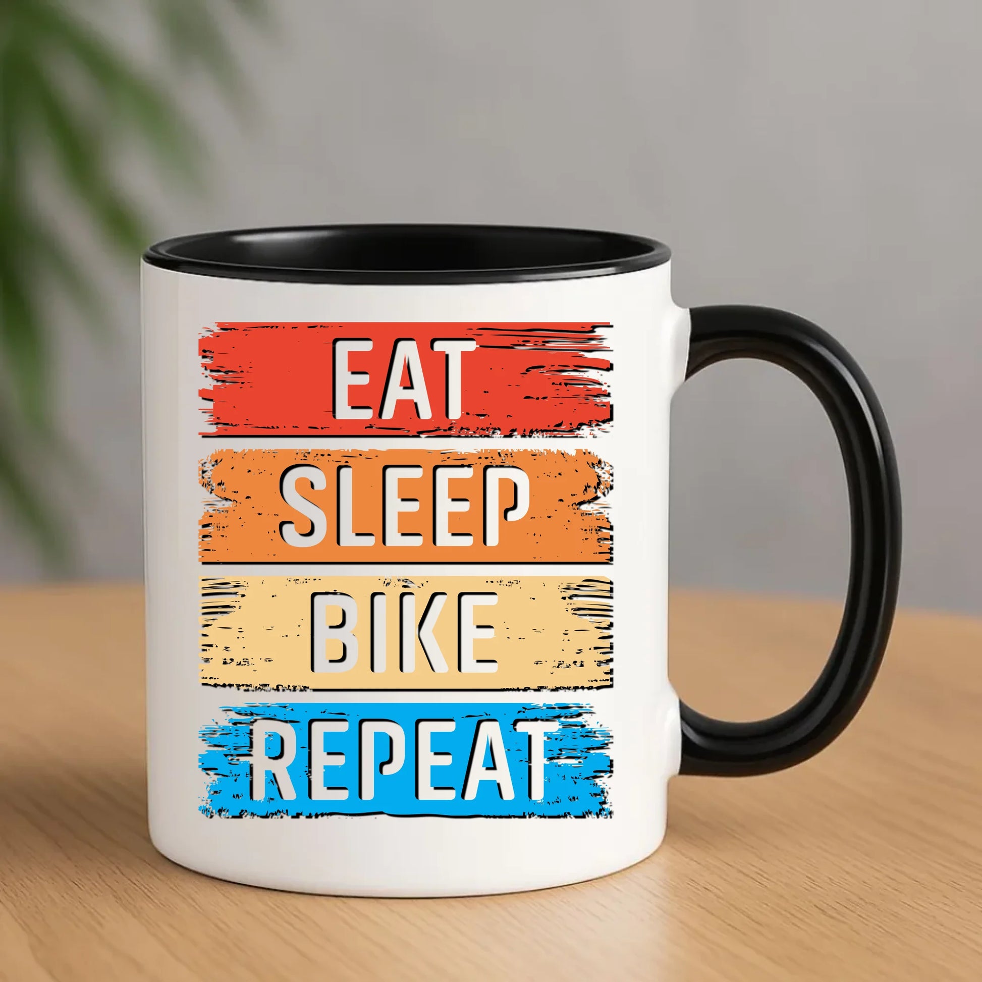 Eat Sleep Bike Repeat | Kubek dla rowerzysty HR03 - StoryCups.pl