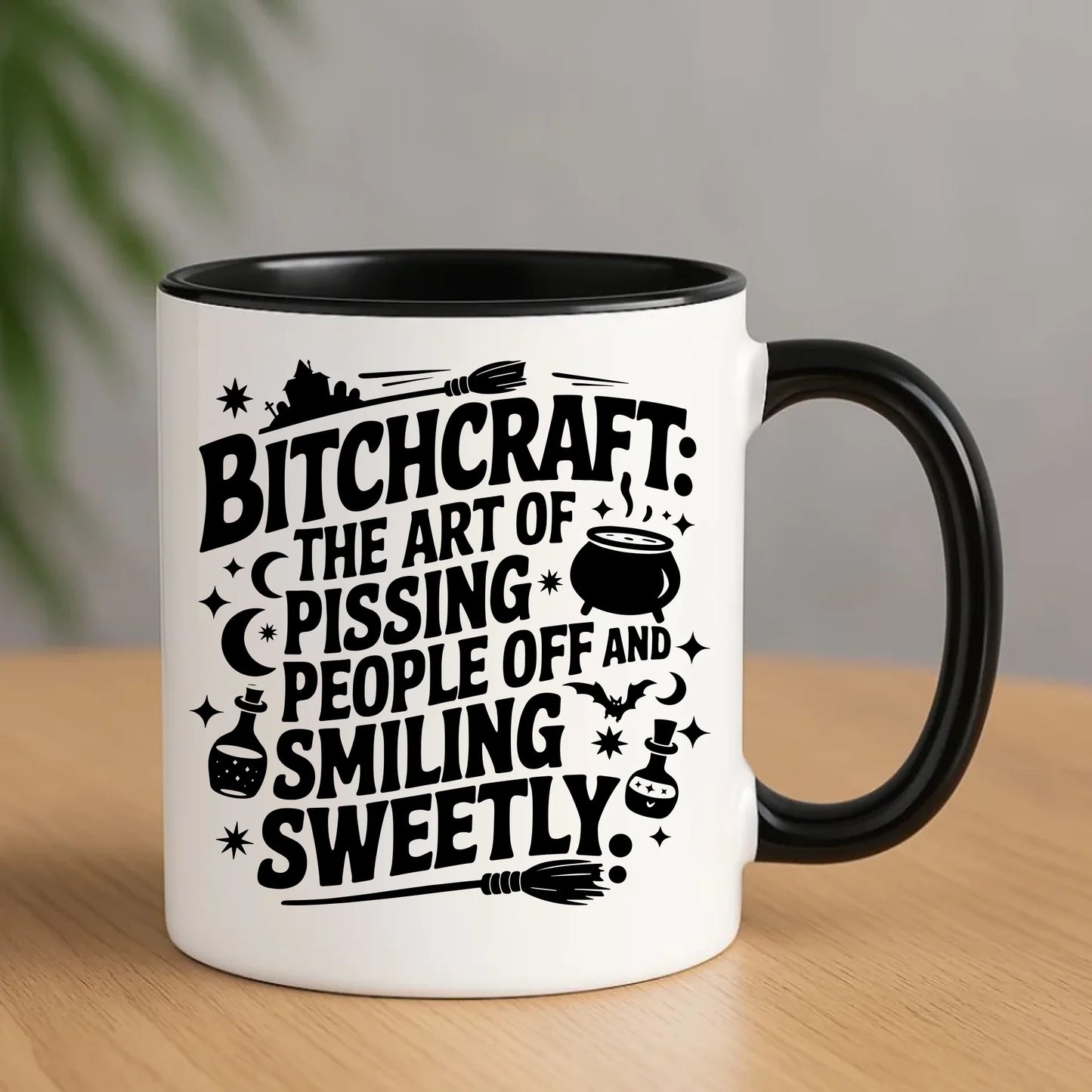Kubek na Halloween - Bitchcraft HL25 - StoryCups.pl
