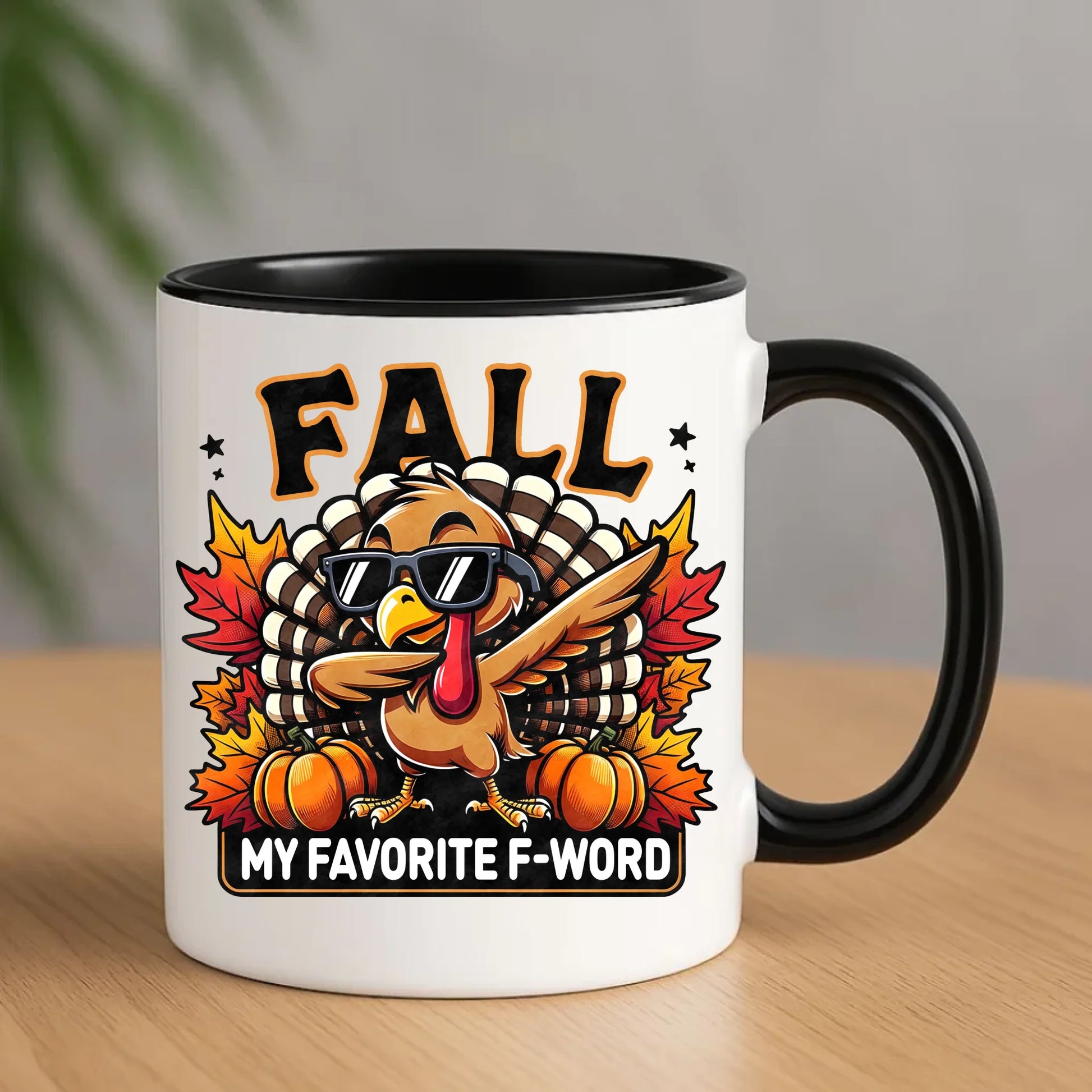 Kubek jesienny - FALL my favorite F-word JS11 - StoryCups.pl