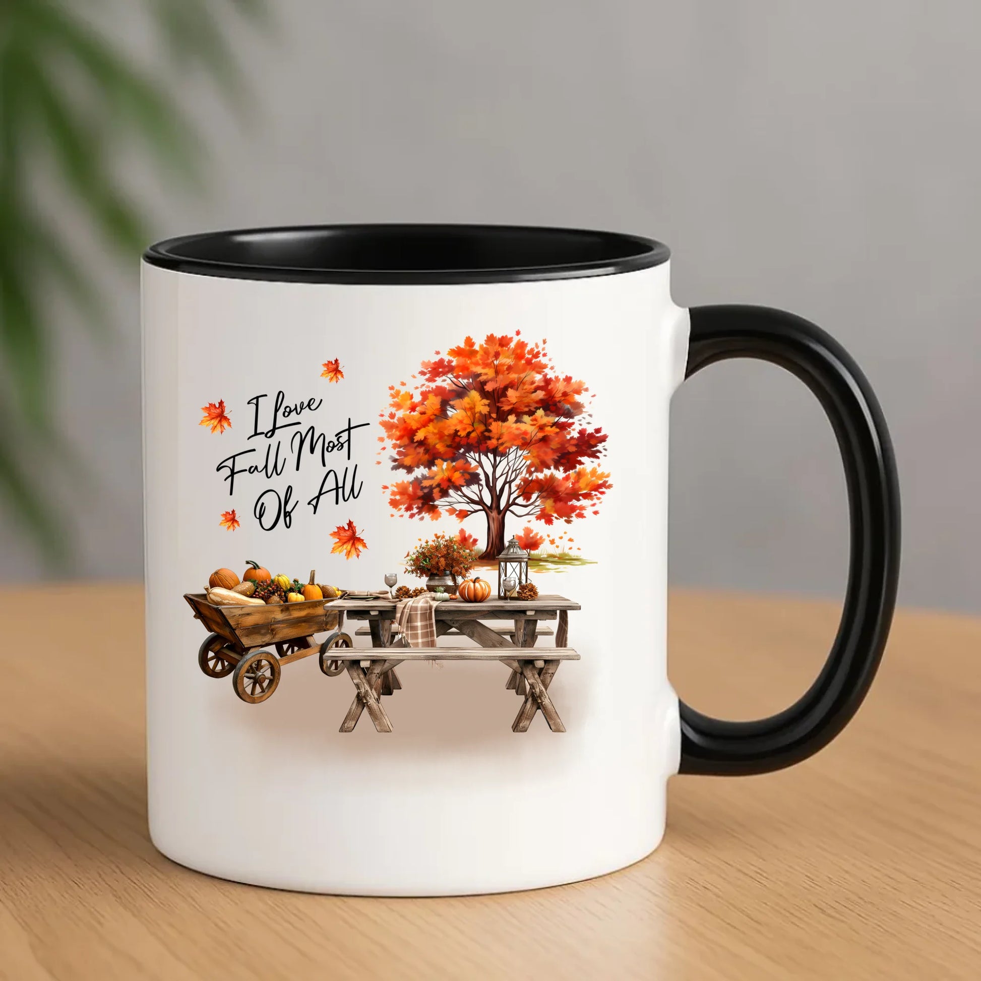 Kubek jesieniara - Jesienny piknik z dyniami JS04 - StoryCups.pl