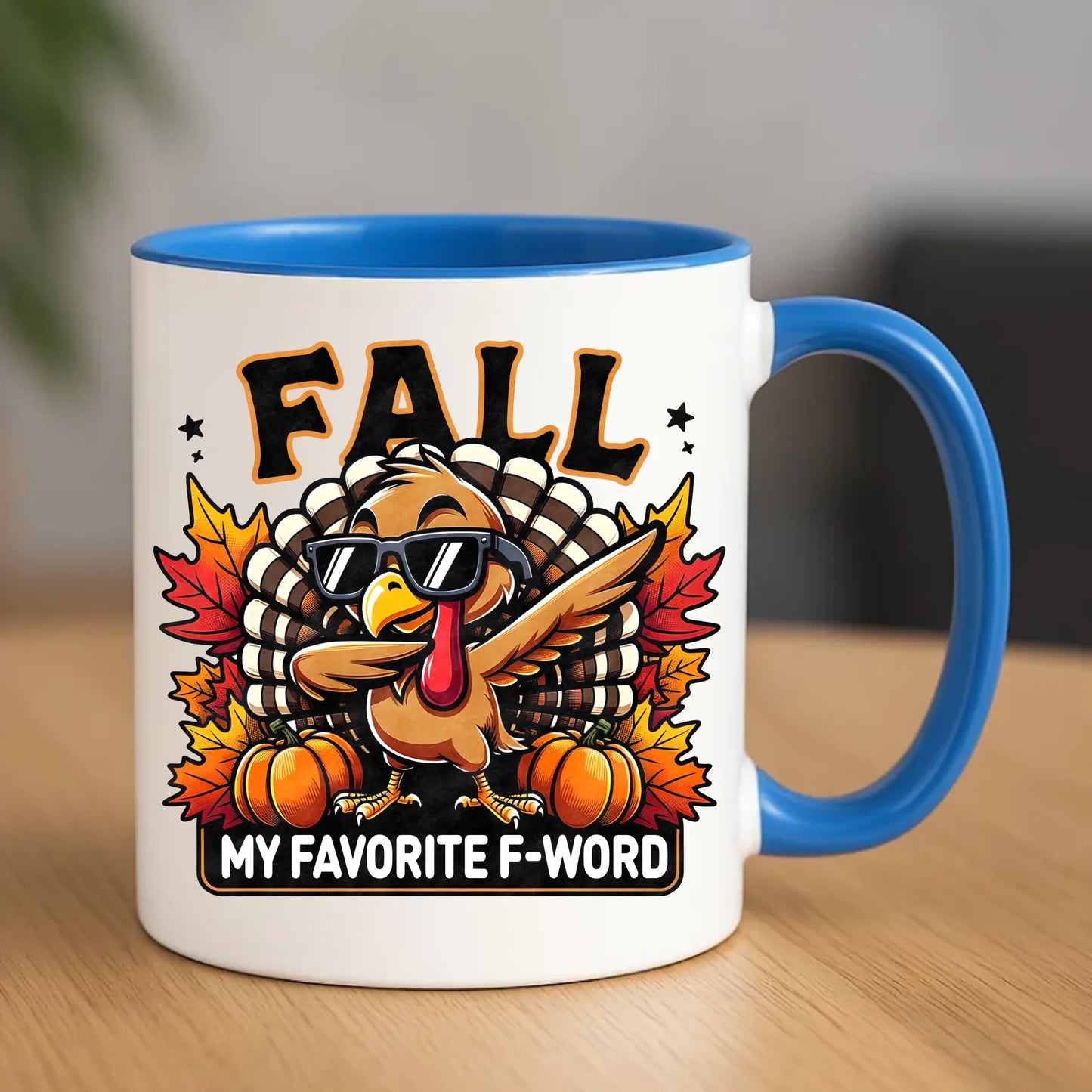 Kubek jesienny - FALL my favorite F-word JS11 - StoryCups.pl