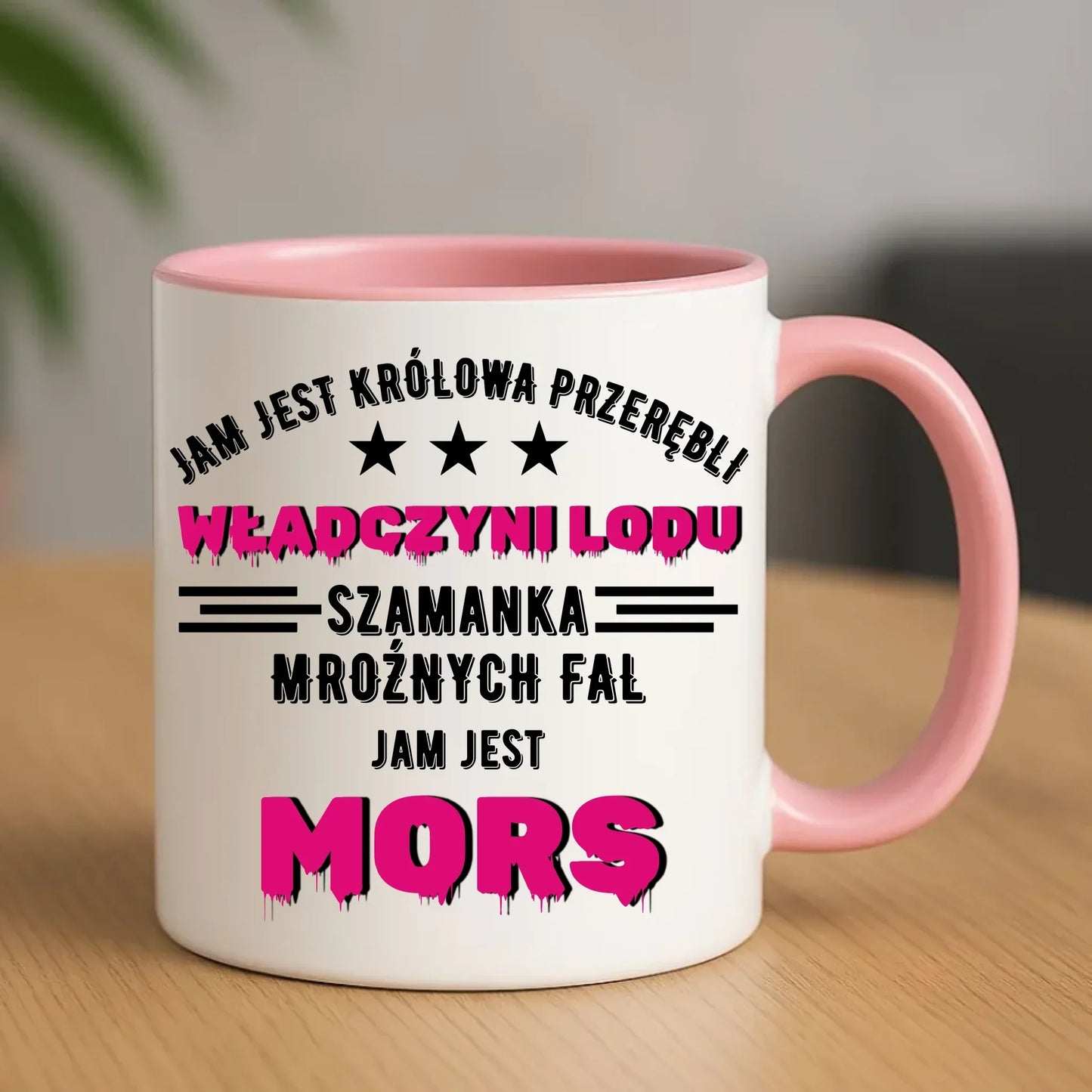 Jam jest Królowa przerębli władczyni lodu jam jest mors | Kubek HM17 - StoryCups.pl
