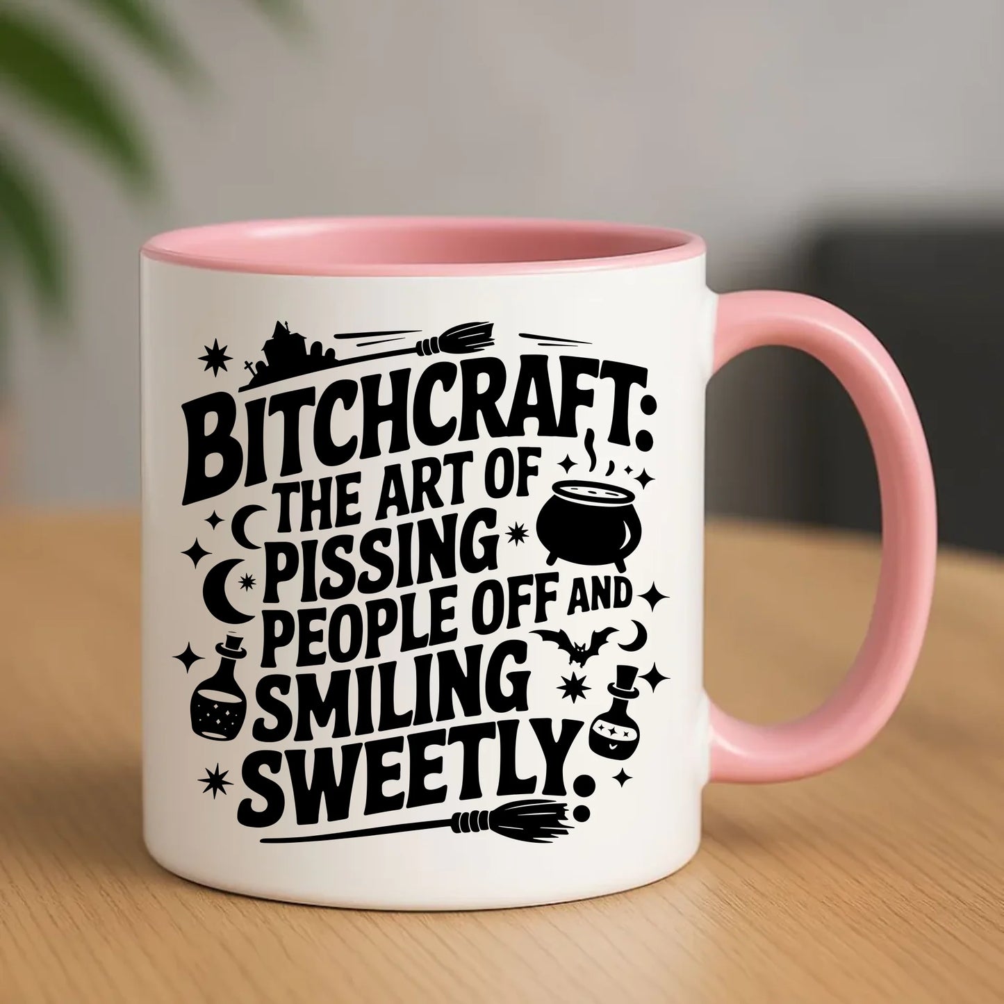 Kubek na Halloween - Bitchcraft HL25 - StoryCups.pl