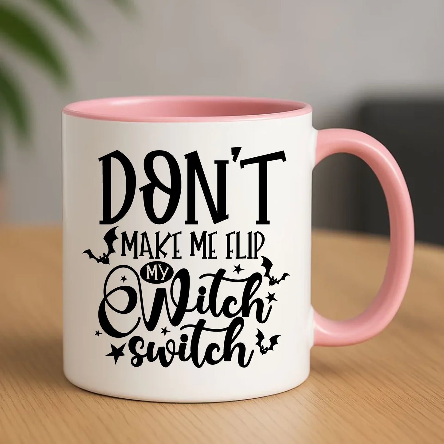 Kubek na Halloween - Don't make me flip my witch switch - śmieszny HL11 - StoryCups.pl