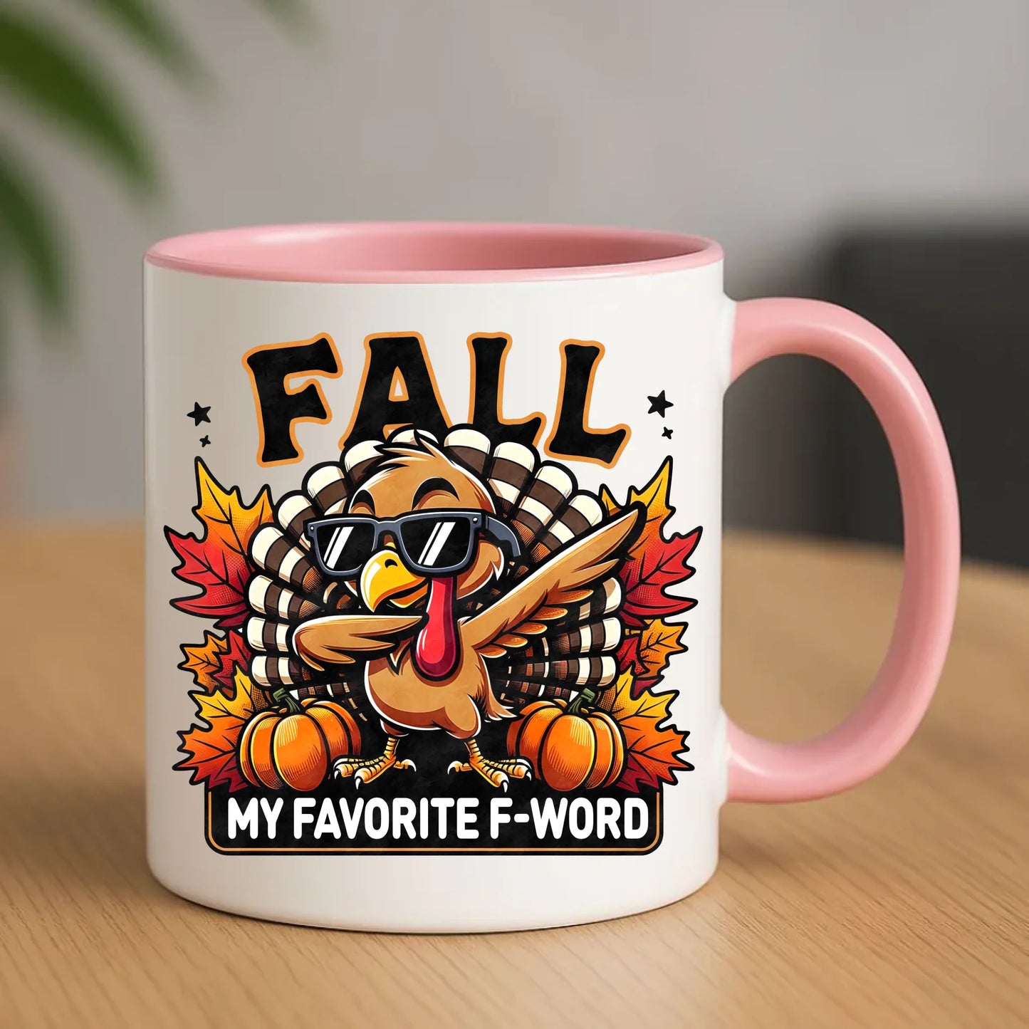 Kubek jesienny - FALL my favorite F-word JS11 - StoryCups.pl