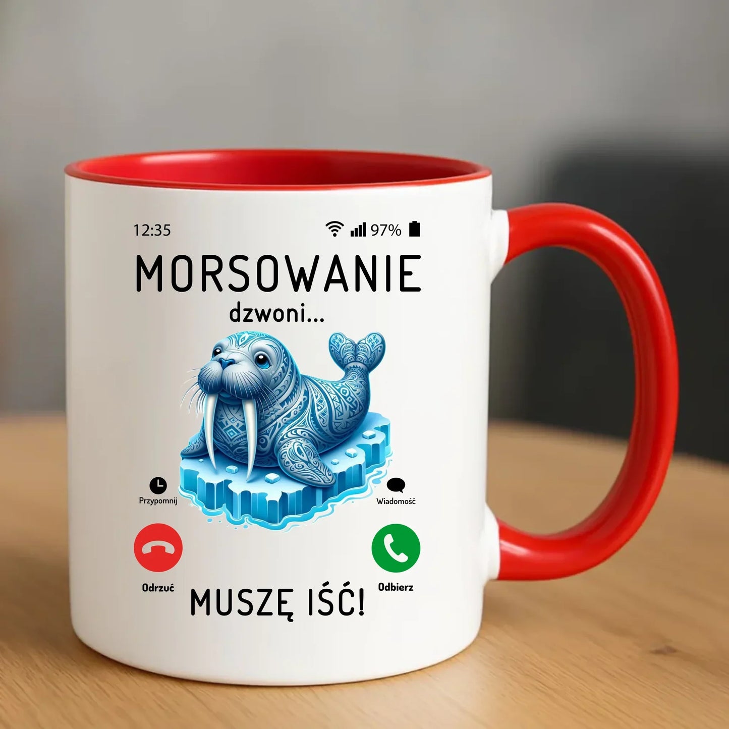 Morsowanie dzwoni muszę iść | Kubek HM04 - StoryCups.pl