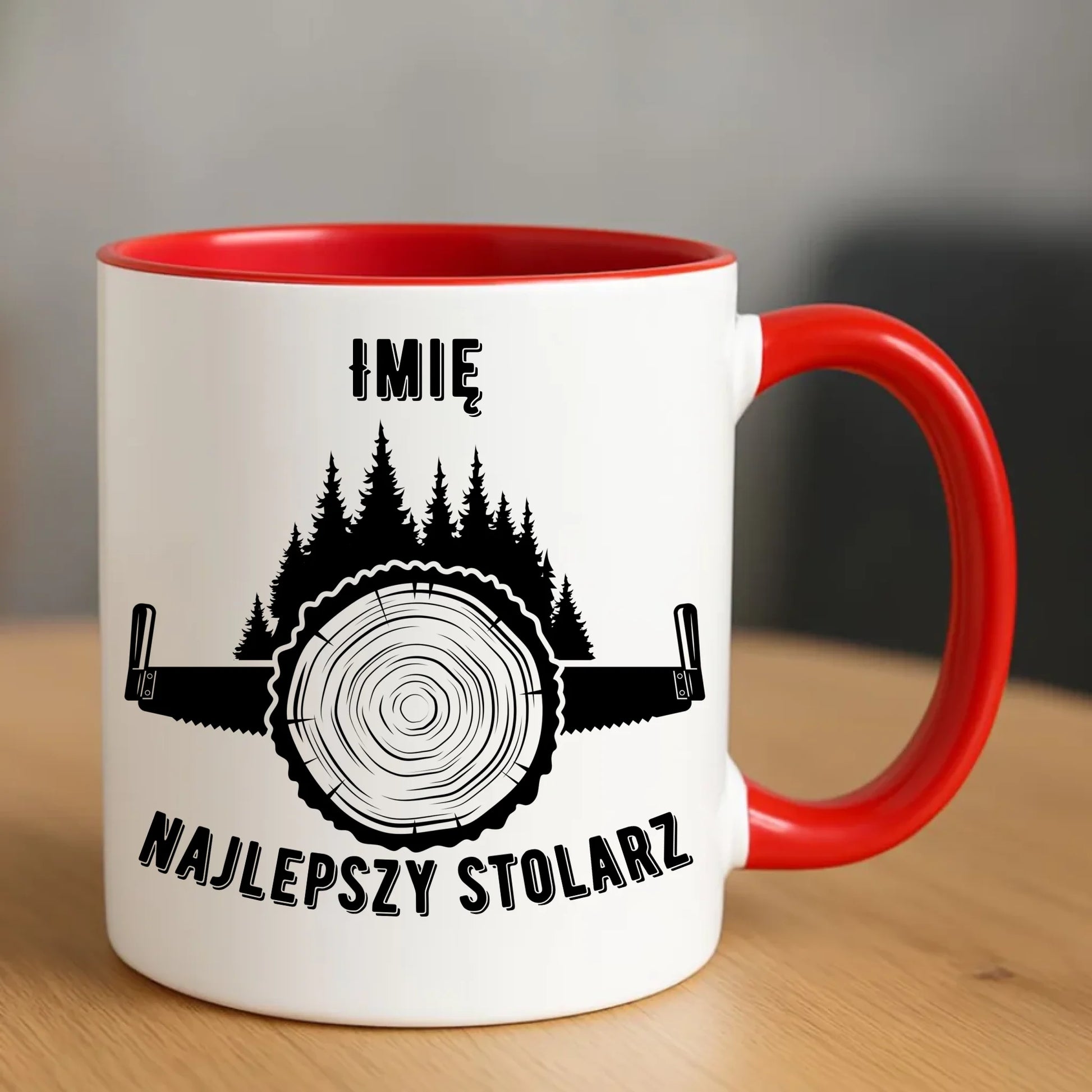Najlepszy stolarz | Personalizowany kubek dla stolarza ZS01 - StoryCups.pl