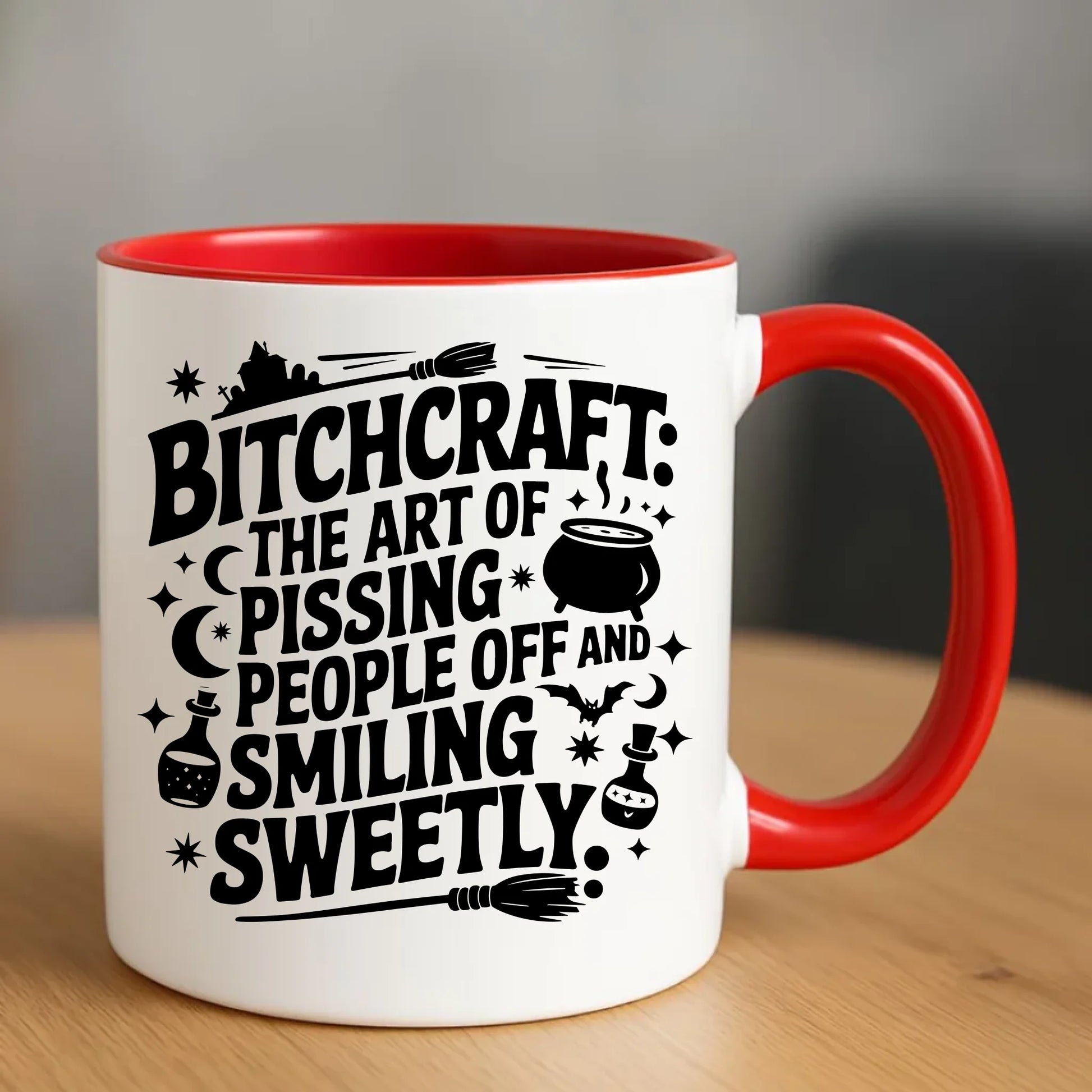 Kubek na Halloween - Bitchcraft HL25 - StoryCups.pl