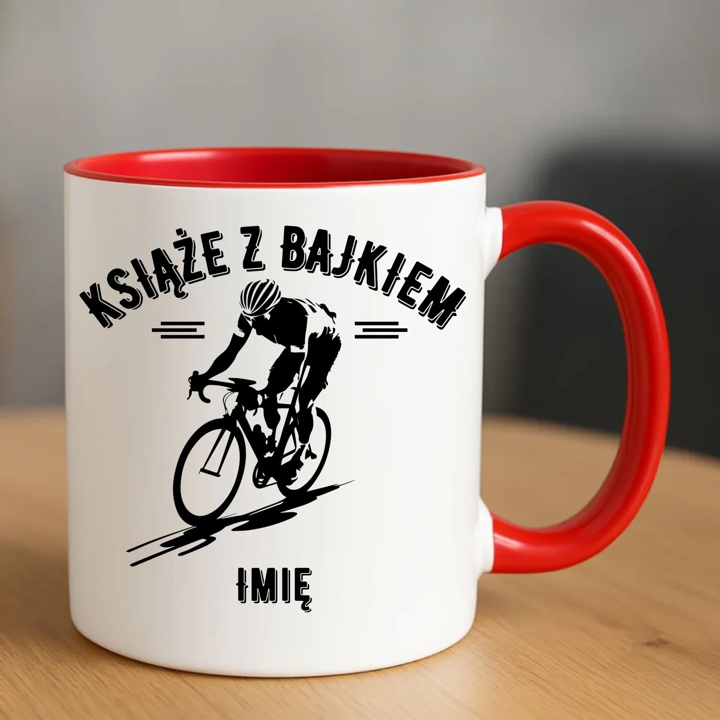 Książe z bajkiem | Kubek dla rowerzysty HR01 - StoryCups.pl