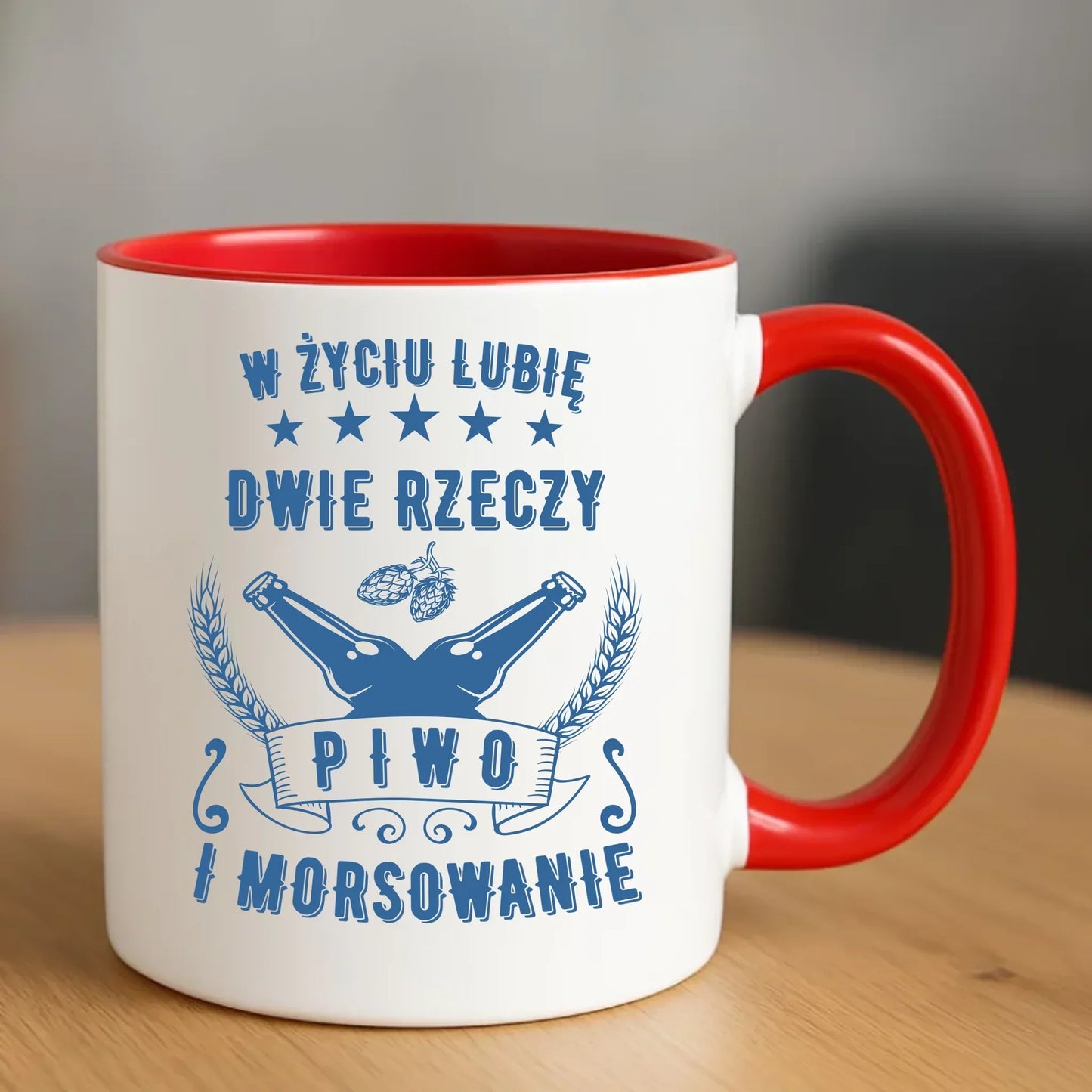 W życiu lubię dwie rzeczy piwo i morsowanie | Kubek HM09 - StoryCups.pl