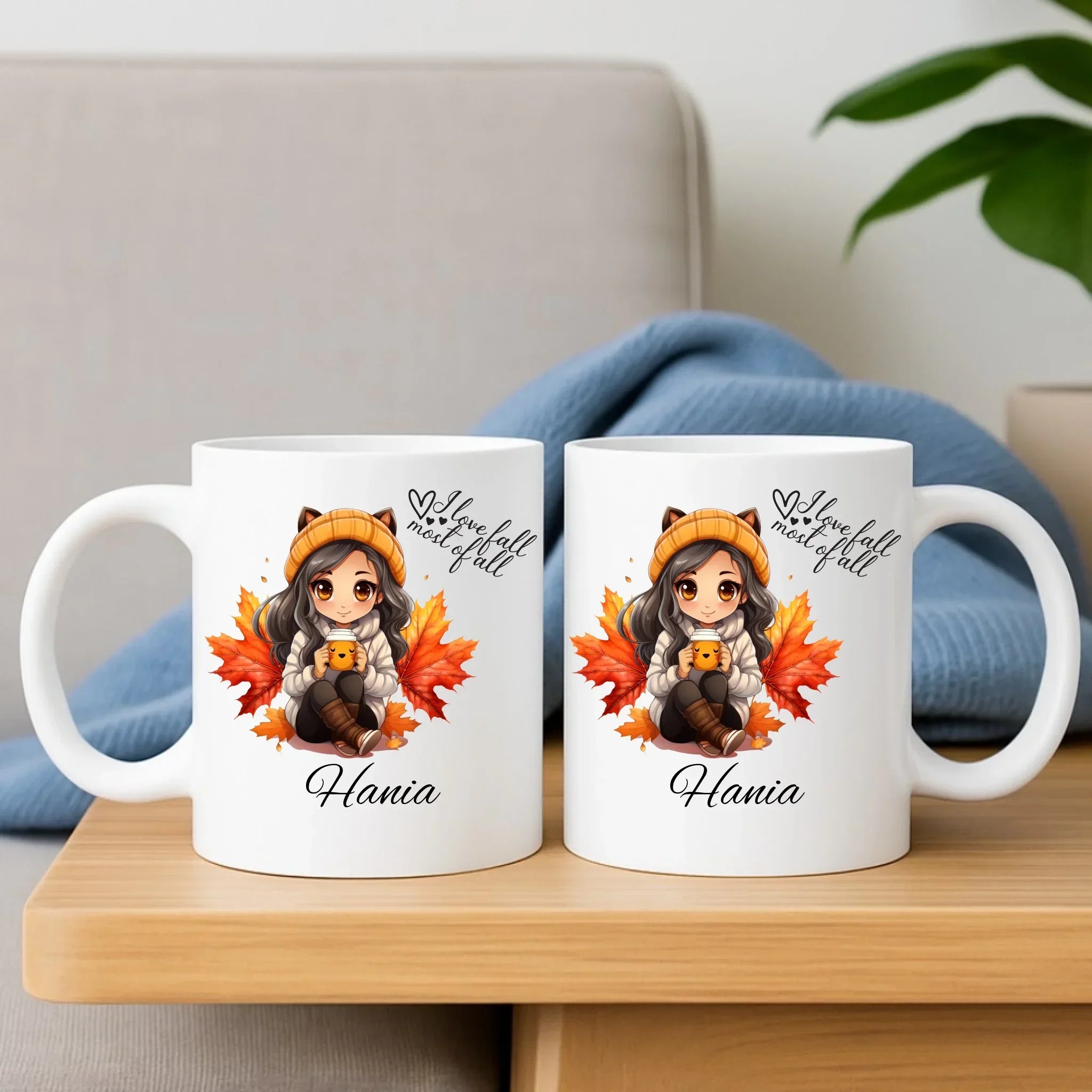 Kubek jesieniara - Anime - personalizowany JS06 - StoryCups.pl