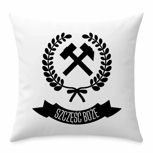 Szczęść Boże | Poduszka prezent dla górnika G02 - StoryCups.pl