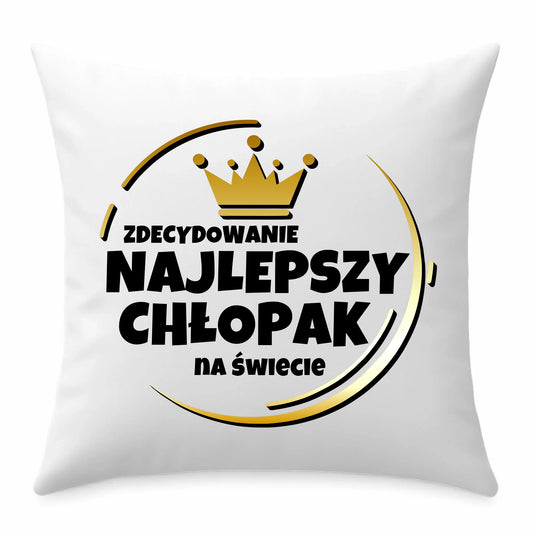 Poduszka z nadrukiem na prezent "Jasiek"