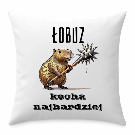 Poduszka z nadrukiem na prezent "Jasiek"