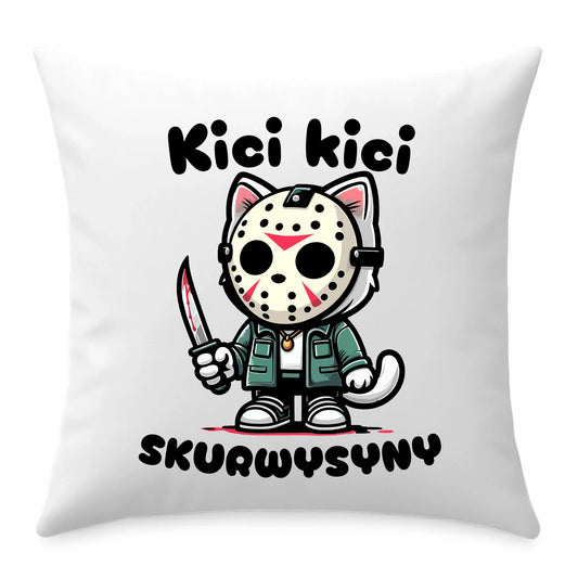 Poduszka na Halloween - Kici kici sk*rwysyny - bez cenzury HL28 - StoryCups.pl
