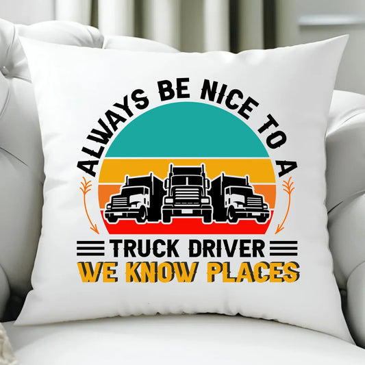 Truck driver | Poduszka dla kierowcy tira ZKT10 - StoryCups.pl