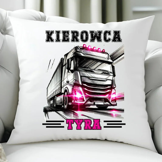 Kierowca tyra | Poduszka dla truckerki ZKT15 - StoryCups.pl
