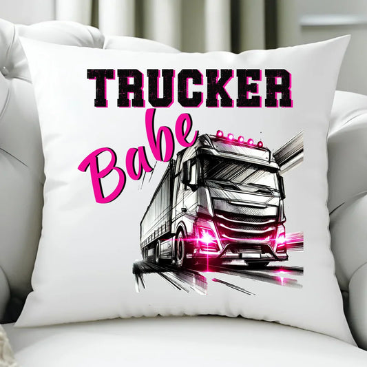 Trucker Babe | Poduszka dla truckerki ZKT13 - StoryCups.pl