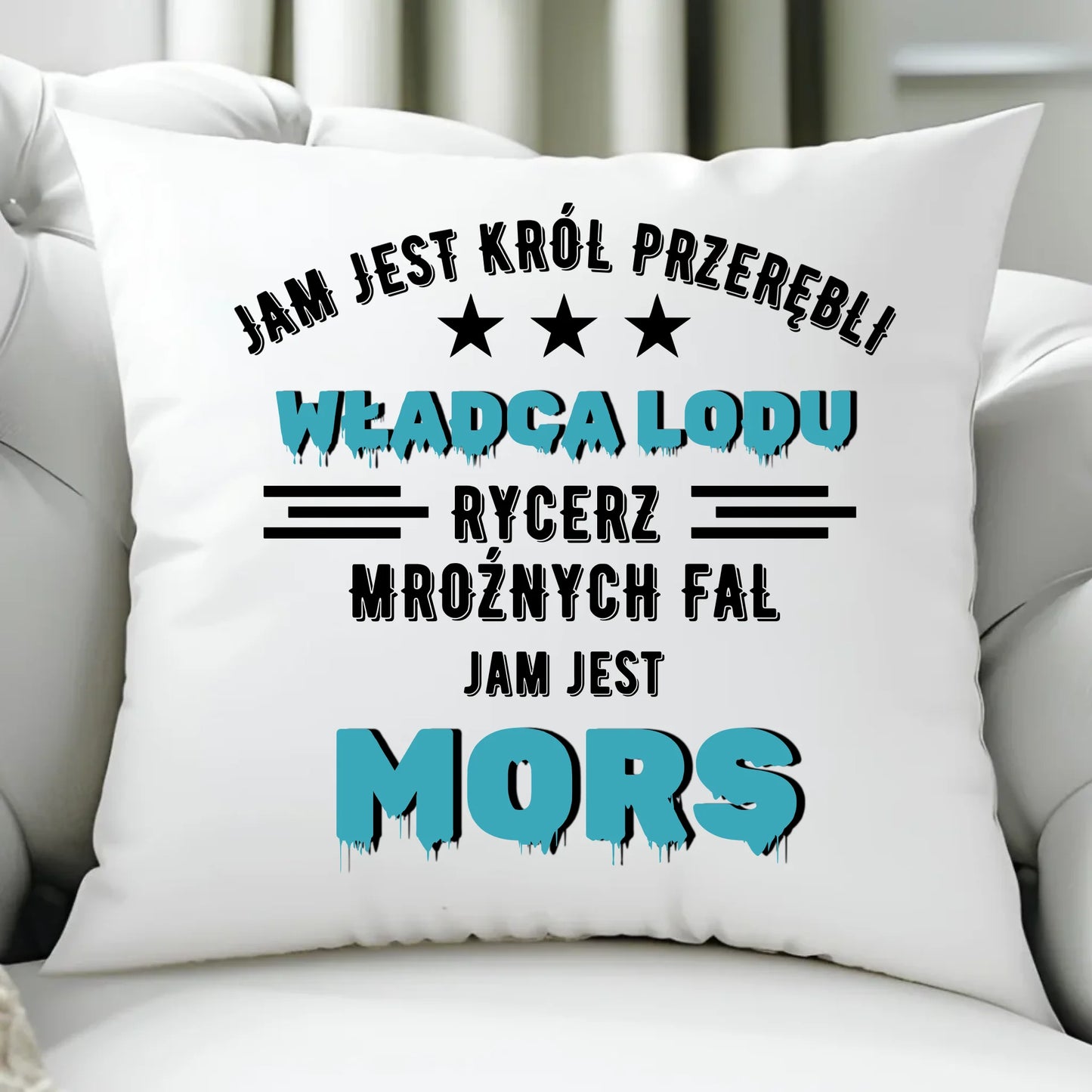 Poduszka z nadrukiem na prezent