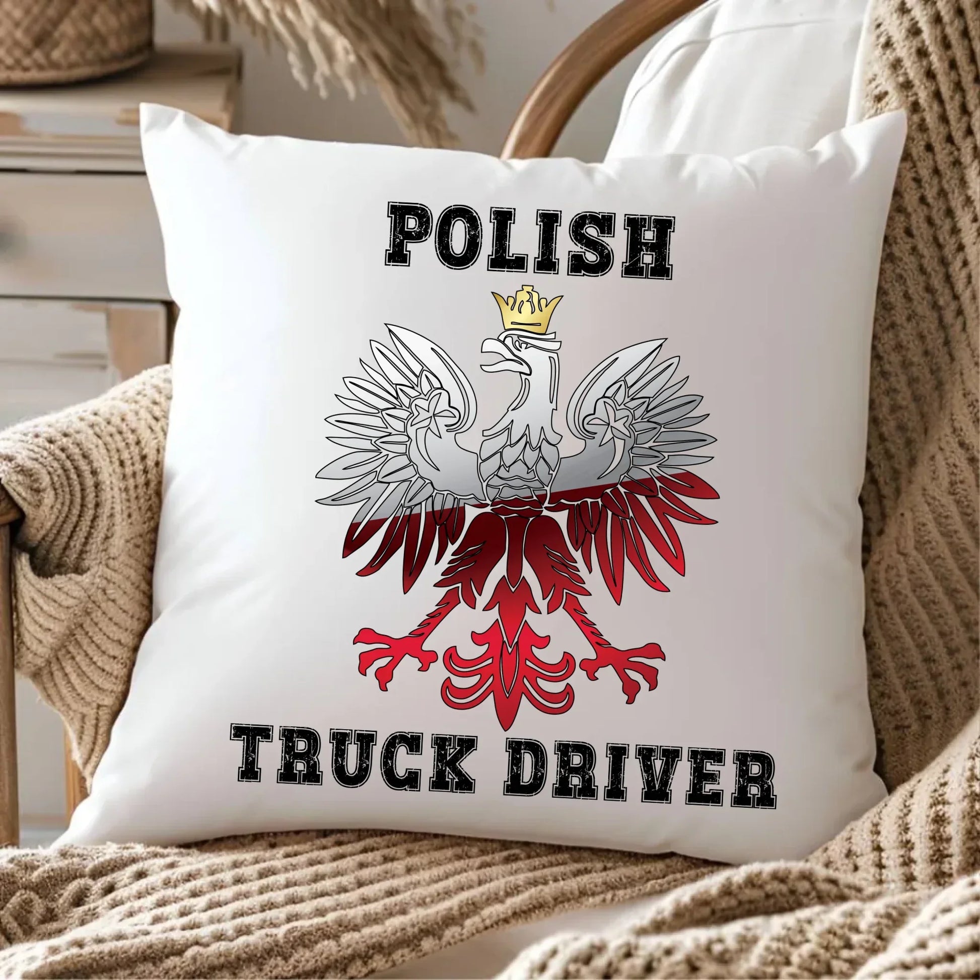 Polish Truck Driver | Poduszka dla kierowcy tira ZKT06 - StoryCups.pl
