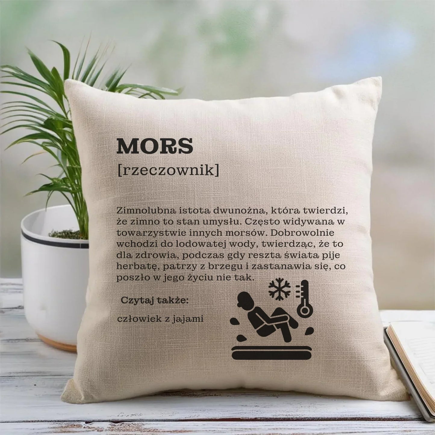 Mors [rzeczownik] | Poduszka HM12 - StoryCups.pl