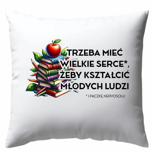 Poduszka prezent na Zakończenie Roku Szkolnego dla nauczyciela