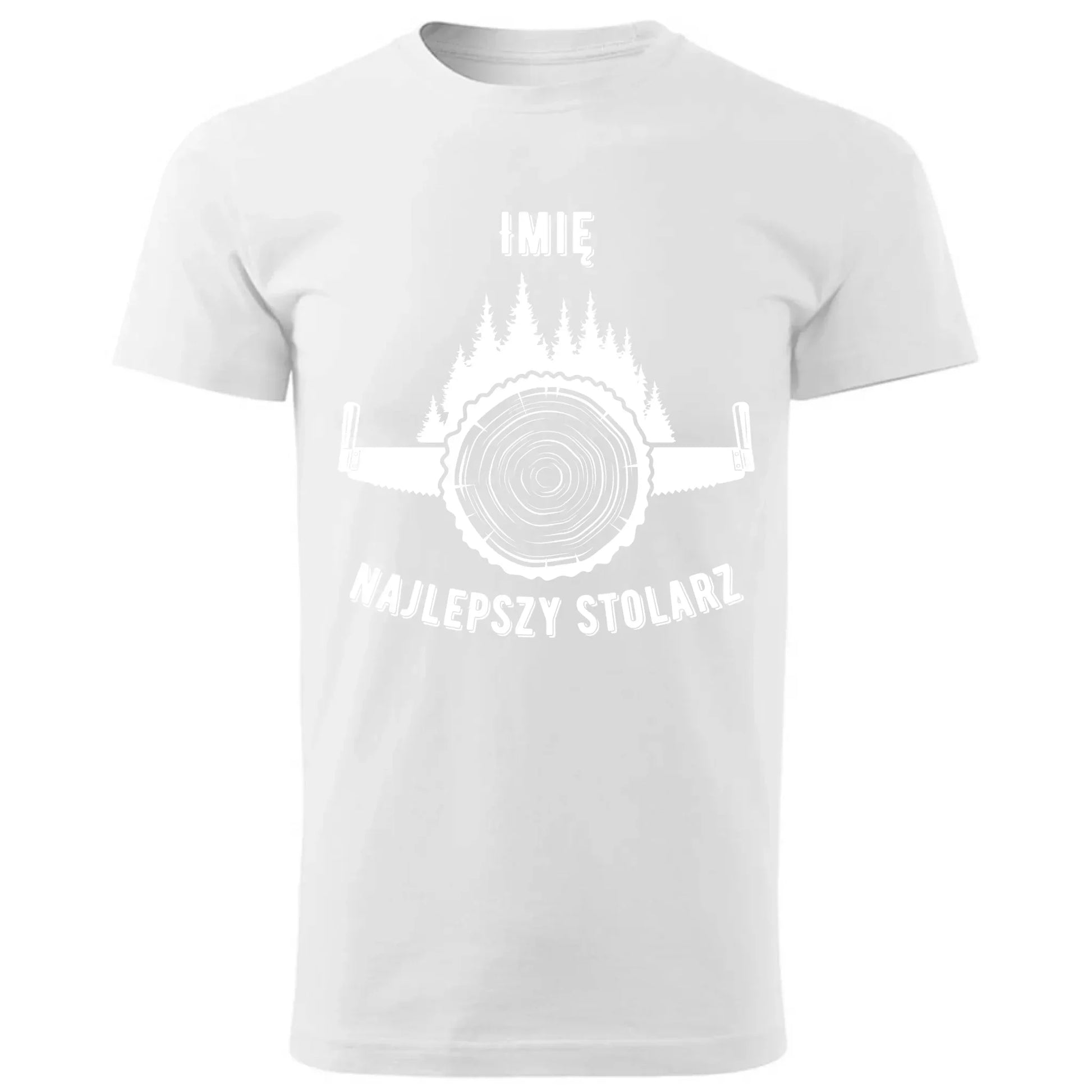 Najlepszy stolarz | Personalizowana koszulka męska dla stolarza ZS01 - StoryCups.pl