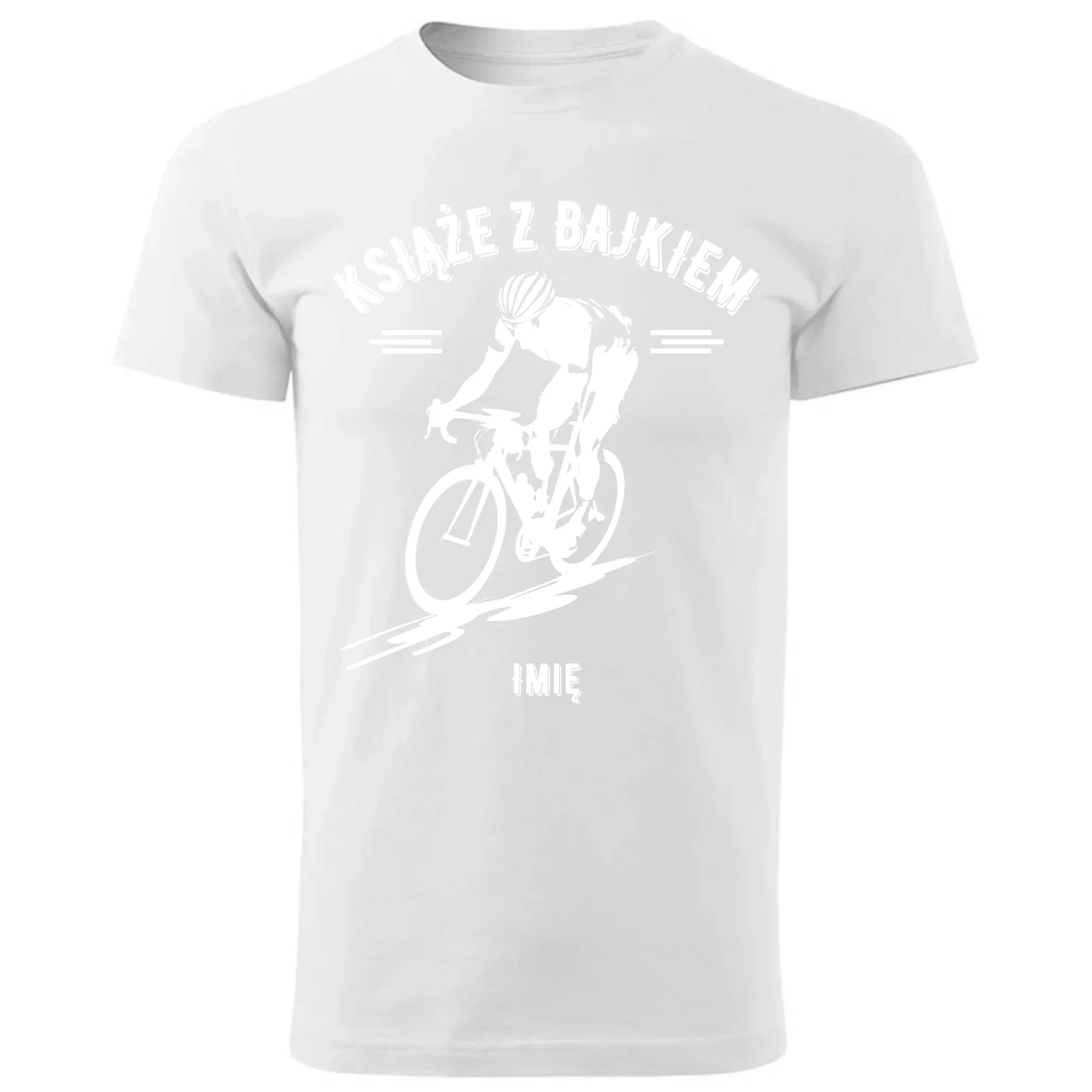 Książe z bajkiem | Koszulka męska dla rowerzysty HR01 - StoryCups.pl