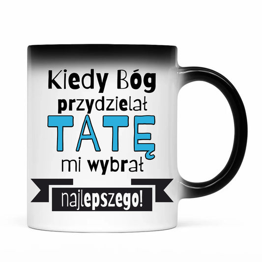 Magiczny kubek dla taty prezent na Dzień Ojca urodziny imieniny