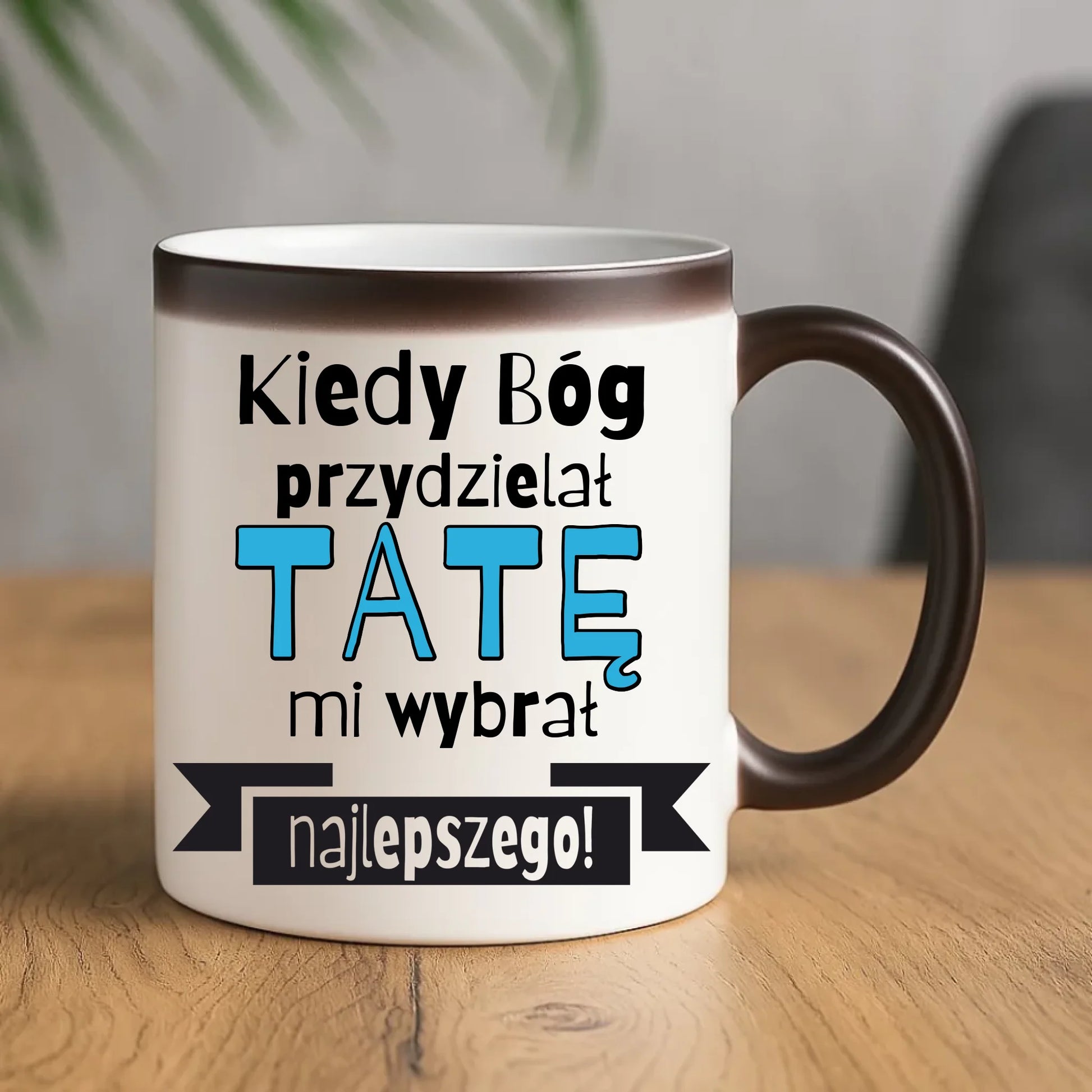 Prezent na Dzień Ojca urodziny imieniny kubek magiczny z nadrukiem