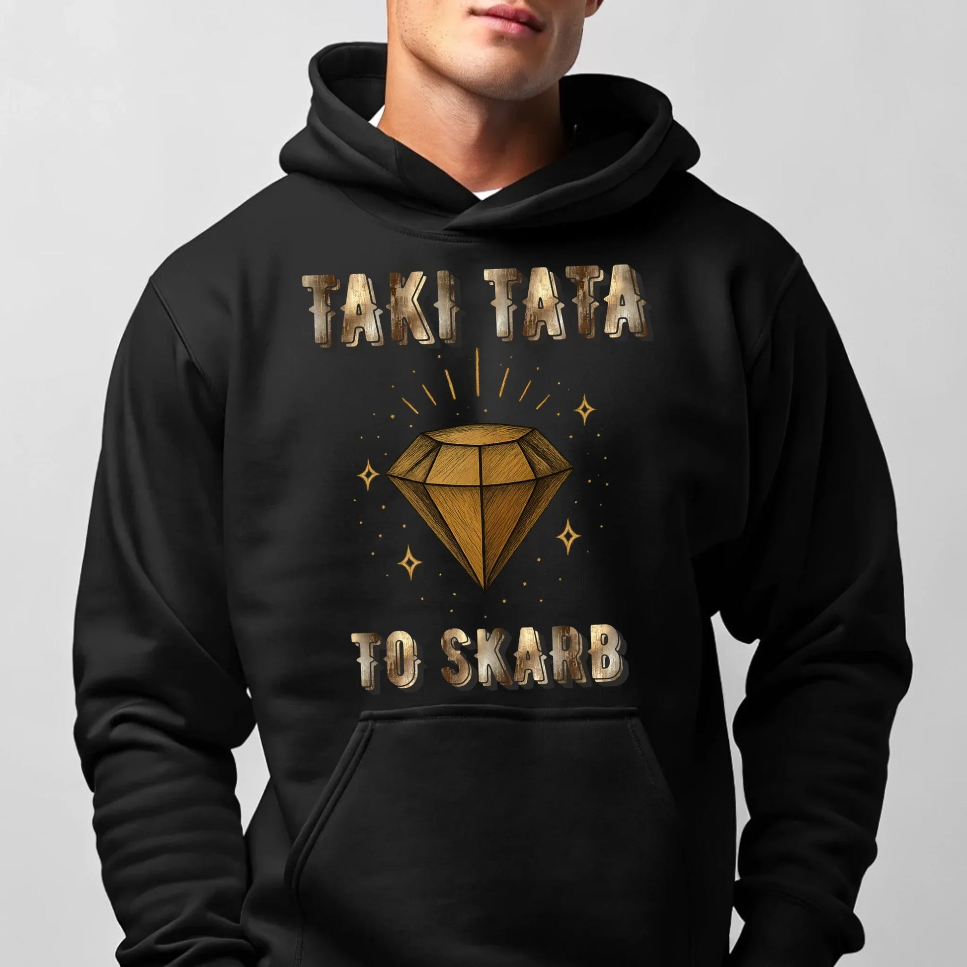 Taki tata to skarb | Bluza męska z kapturem dla taty DT17 - StoryCups.pl