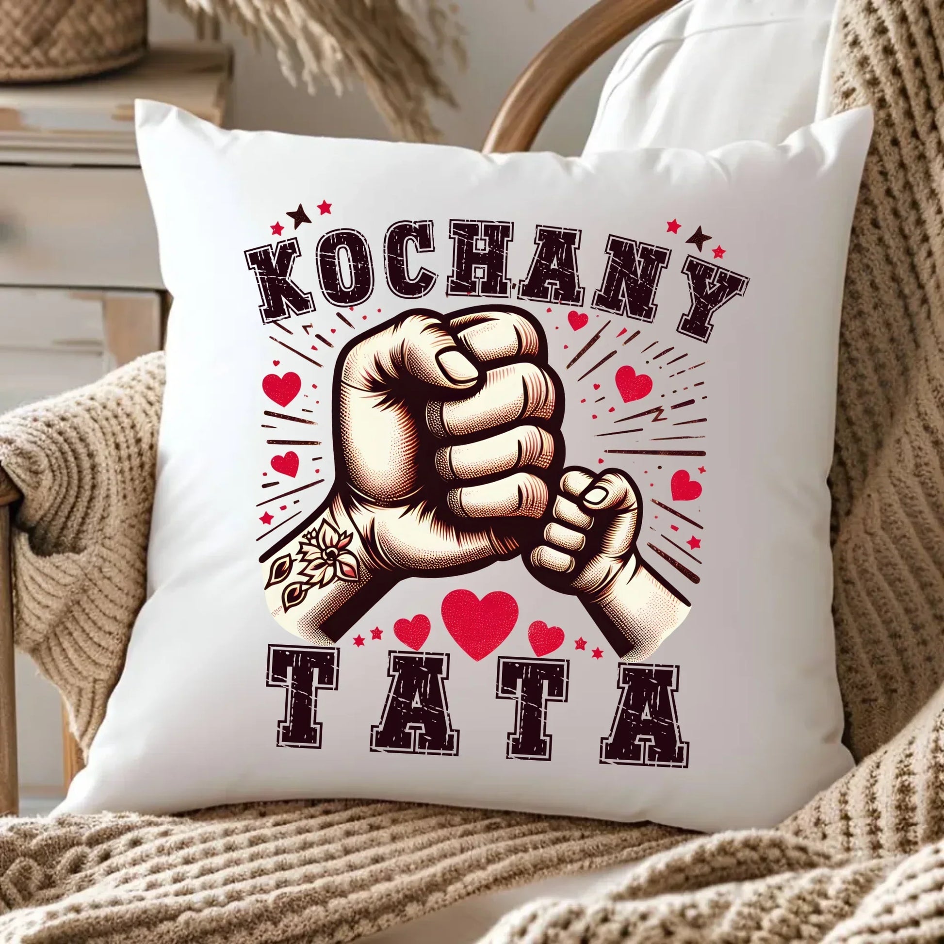 Kochany tata | Poduszka dla taty DT18 - StoryCups.pl