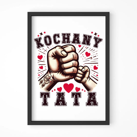 Kochany tata | Plakat w ramie dla taty DT18