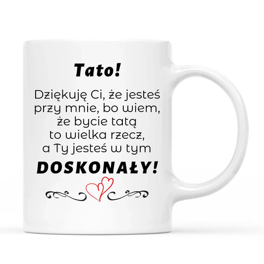 Kubek z nadrukiem prezent dla taty Dzień Ojca święta urodziny