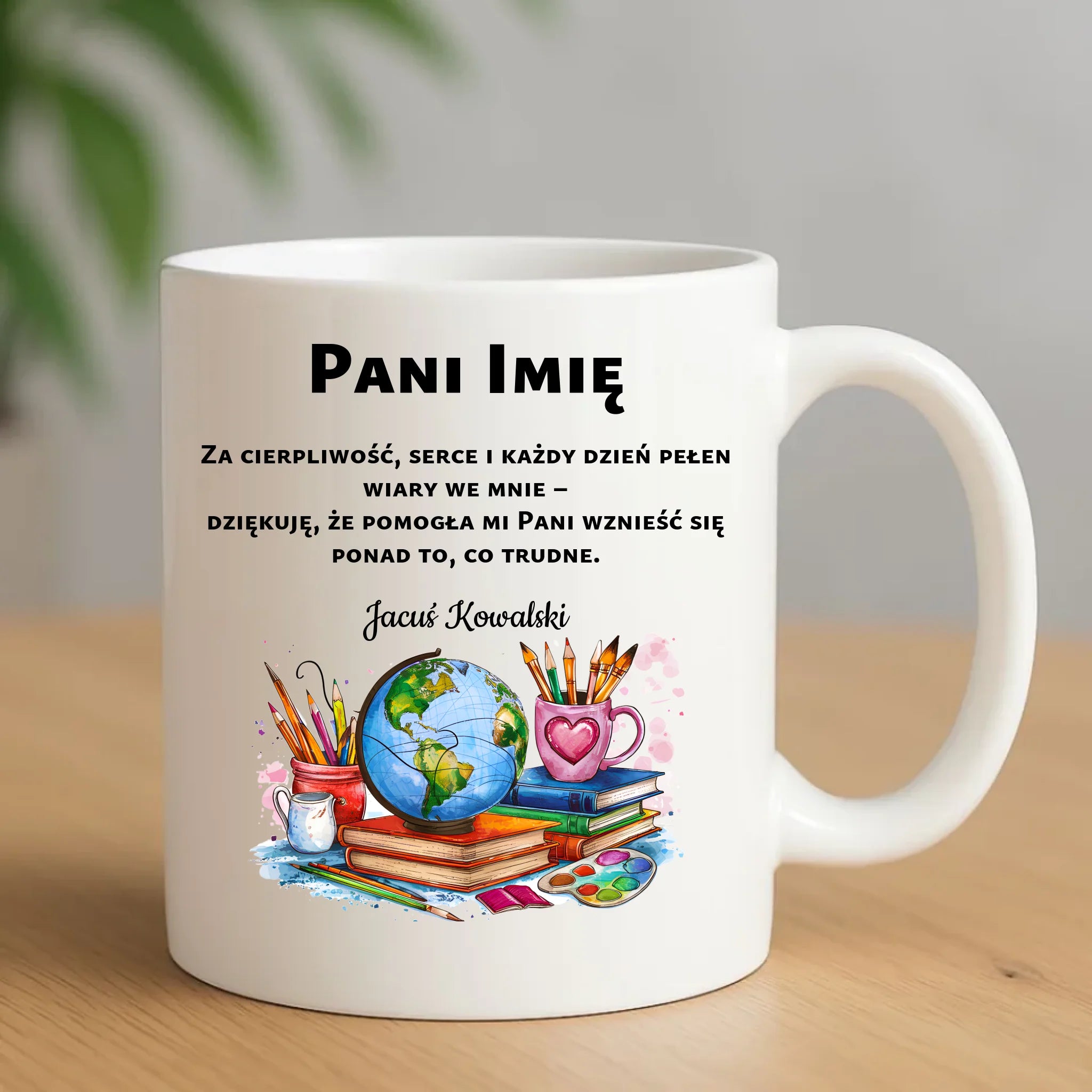 Kubek prezent na zakończenie roku szkolnego dla nauczyciela