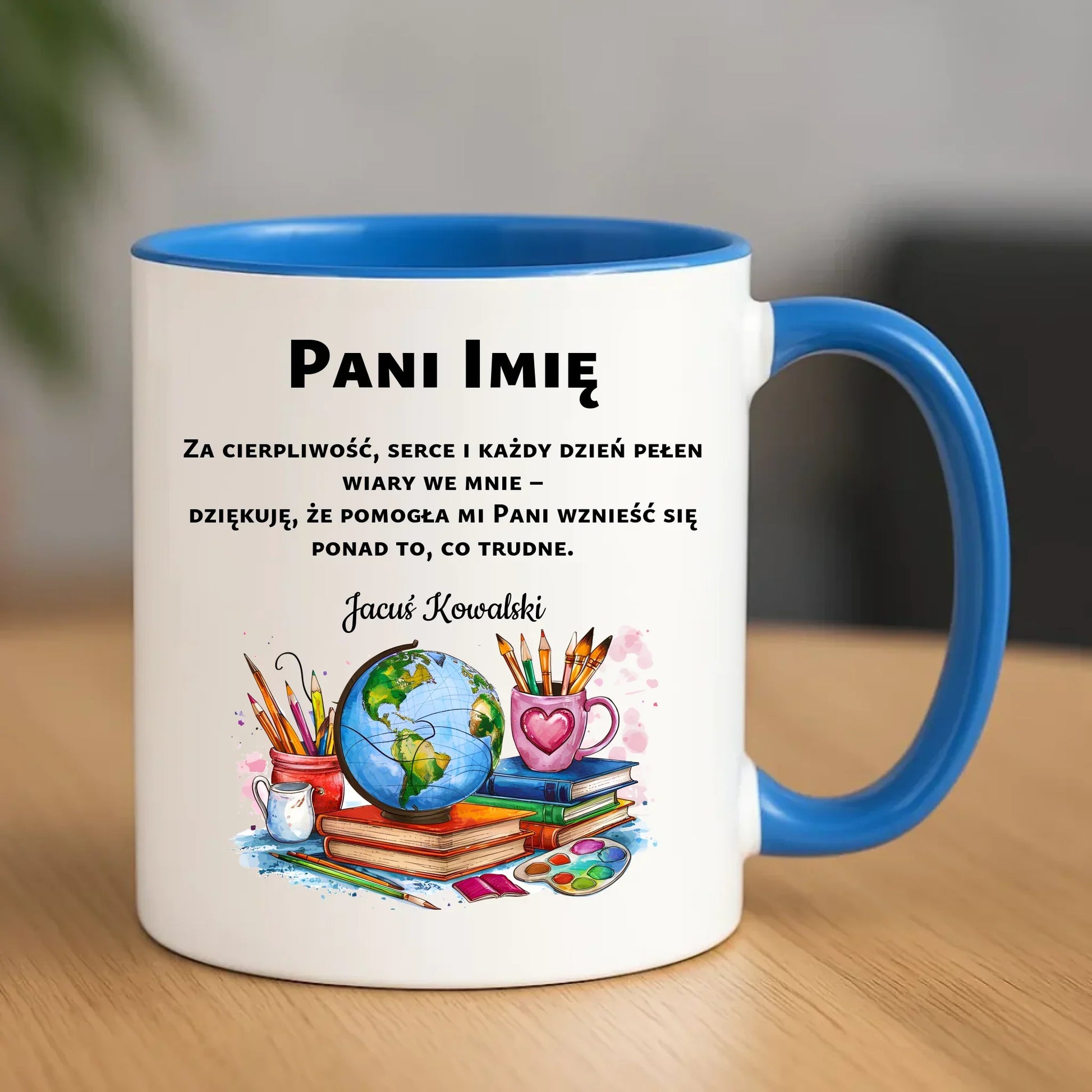 Podziękowanie dla nauczyciela | Kubek prezent na Zakończenie Roku Szkolnego N12 - StoryCups.pl